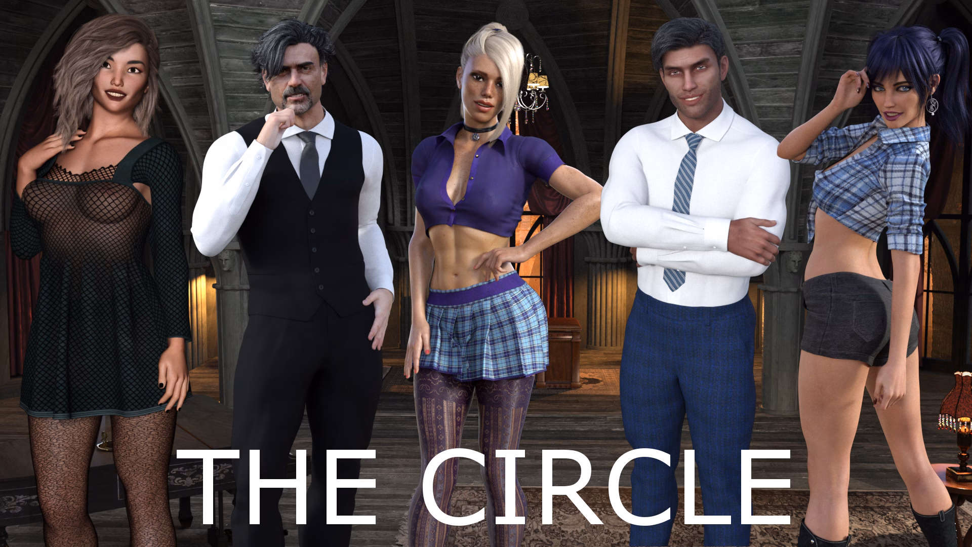 欲望之环:秘密结社(The Circle)v0.5 精翻汉化 游戏截图 1