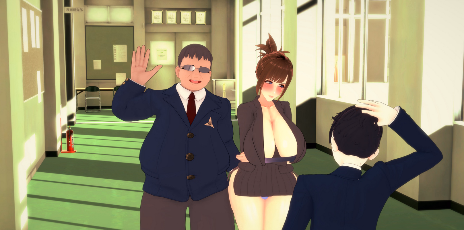 绿帽教授：冰山女教师的淫乱NTR（Teacher Hisato NTR）v0.20 精翻汉化 游戏截图 4