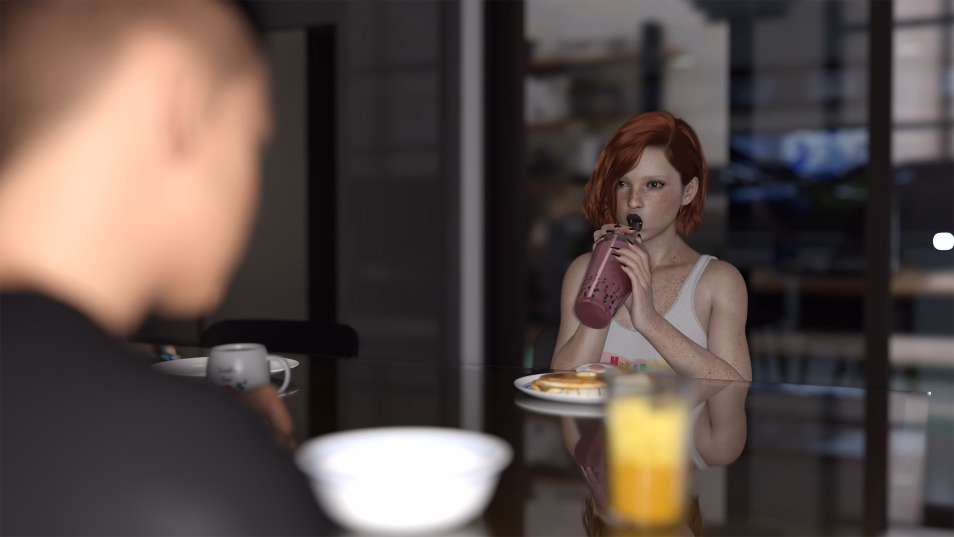 窥视之眼:小镇的禁忌主妇(Under Watching Eyes)v0.1 精翻汉化 游戏截图 5