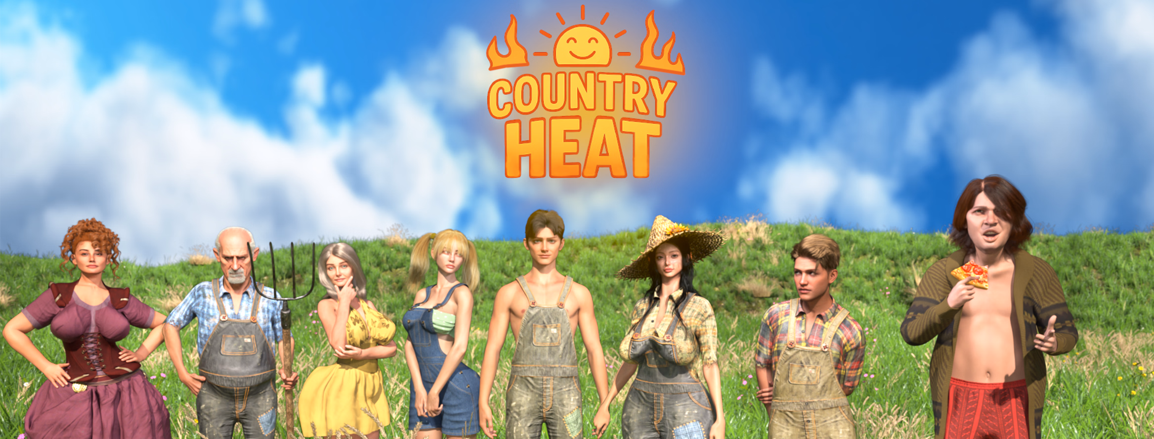 乡村欲火:农场后宫(Country Heat)v0.02 精翻汉化 游戏截图 1