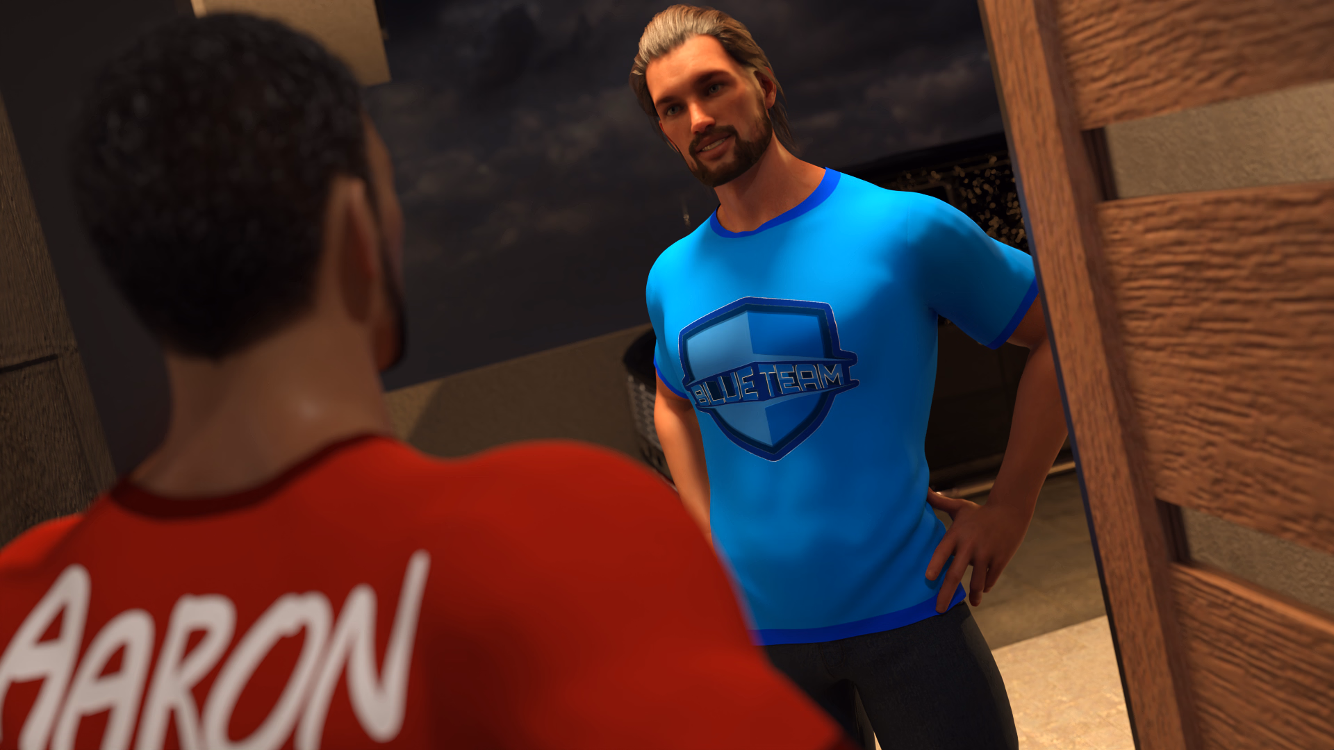 肉欲展示：比安卡与亚伦的游戏之夜（Showcase: Bianca and Aaron - Game Night）v0.4 精翻汉化 游戏截图 3