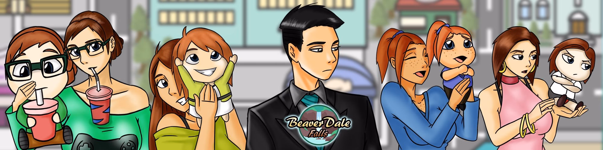欲念瀑布镇:放纵校园(Beaverdale Falls)v0.2.2 Bug Fix 精翻汉化 游戏截图 1