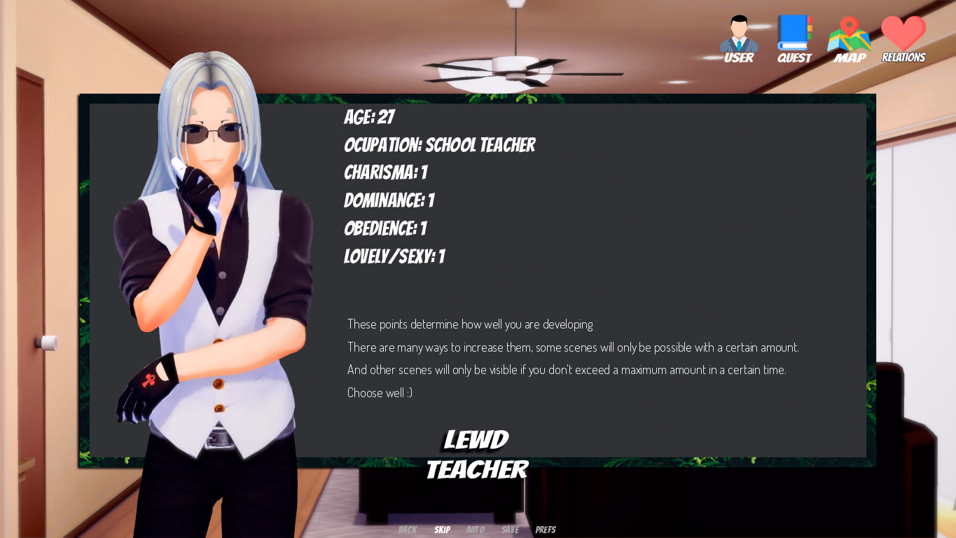 淫荡教师:校园调教(Lewd Teacher)v0.4 精翻汉化 游戏截图 2