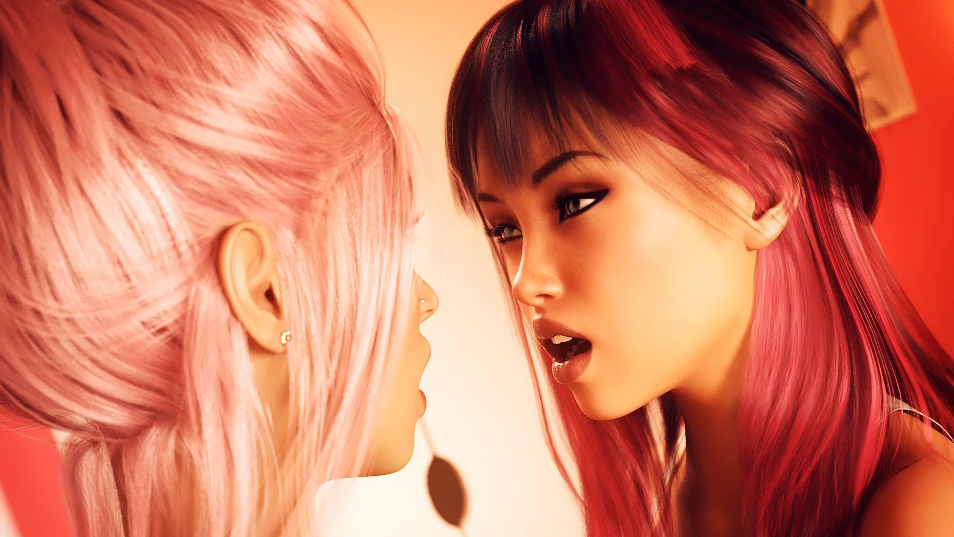 网黄奔现：百合双娇的初夜（Finally Together）v1.0 精翻汉化 游戏截图 2