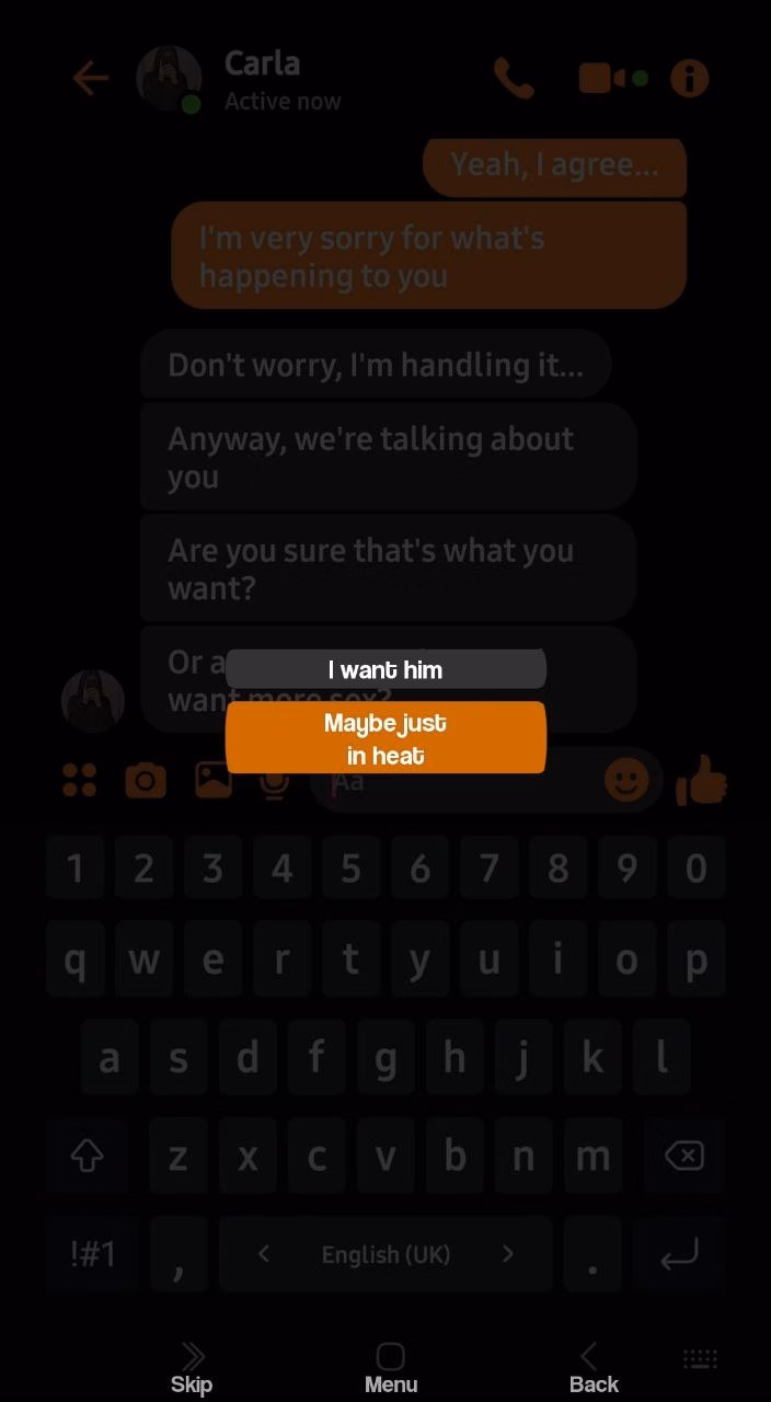 淫欲手机:双面荡妇的聊天记录(Lustful Phone)v0.3 精翻汉化 游戏截图 6