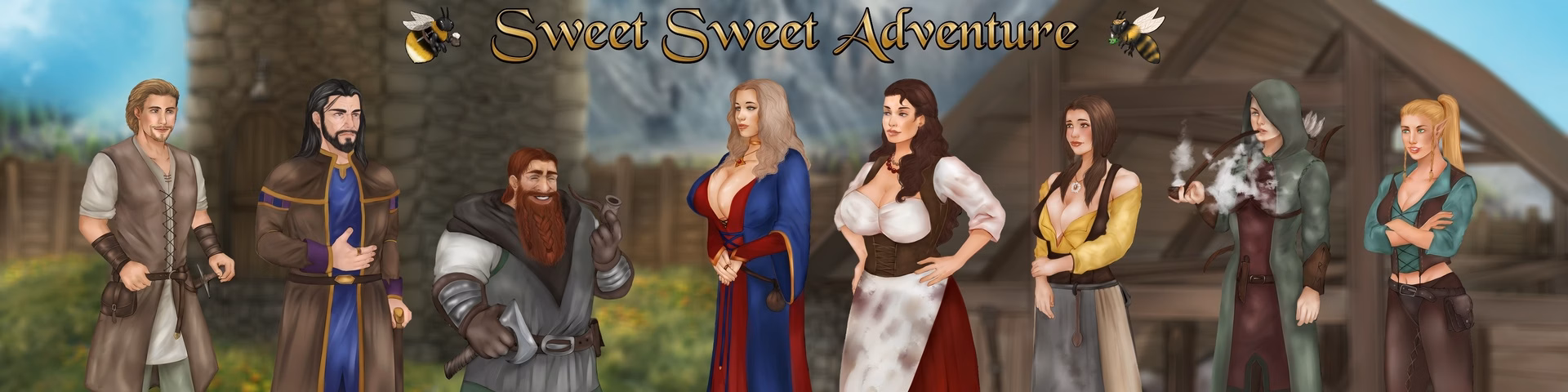 甜蜜冒险：老草甸镇的女孩们（Sweet Sweet Adventures）v0.3.2.1 精翻汉化 游戏截图 1