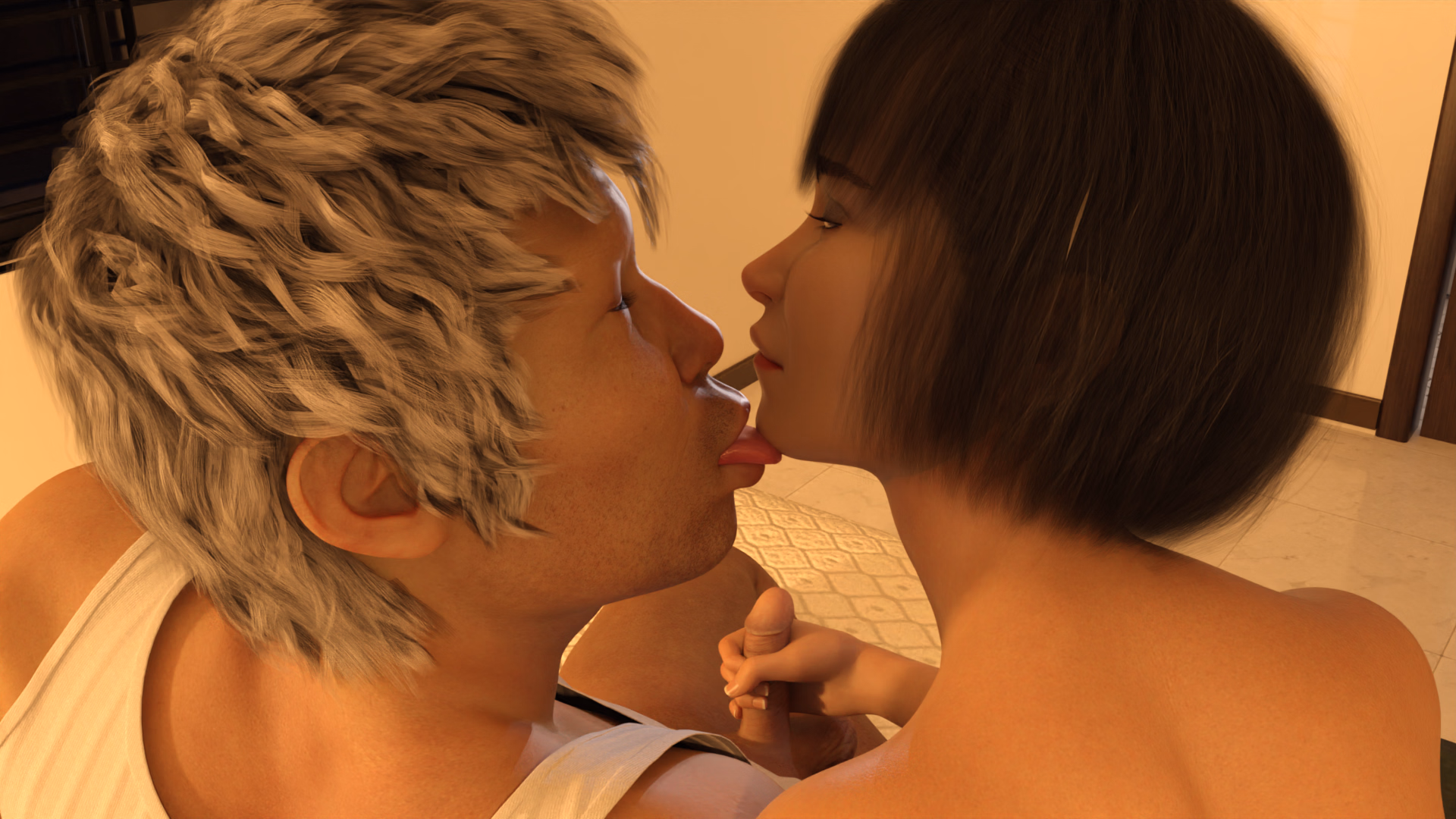 被诱惑的人妻：女警探的色情按摩（A Seduced Wife）v1.0 精翻汉化 游戏截图 3