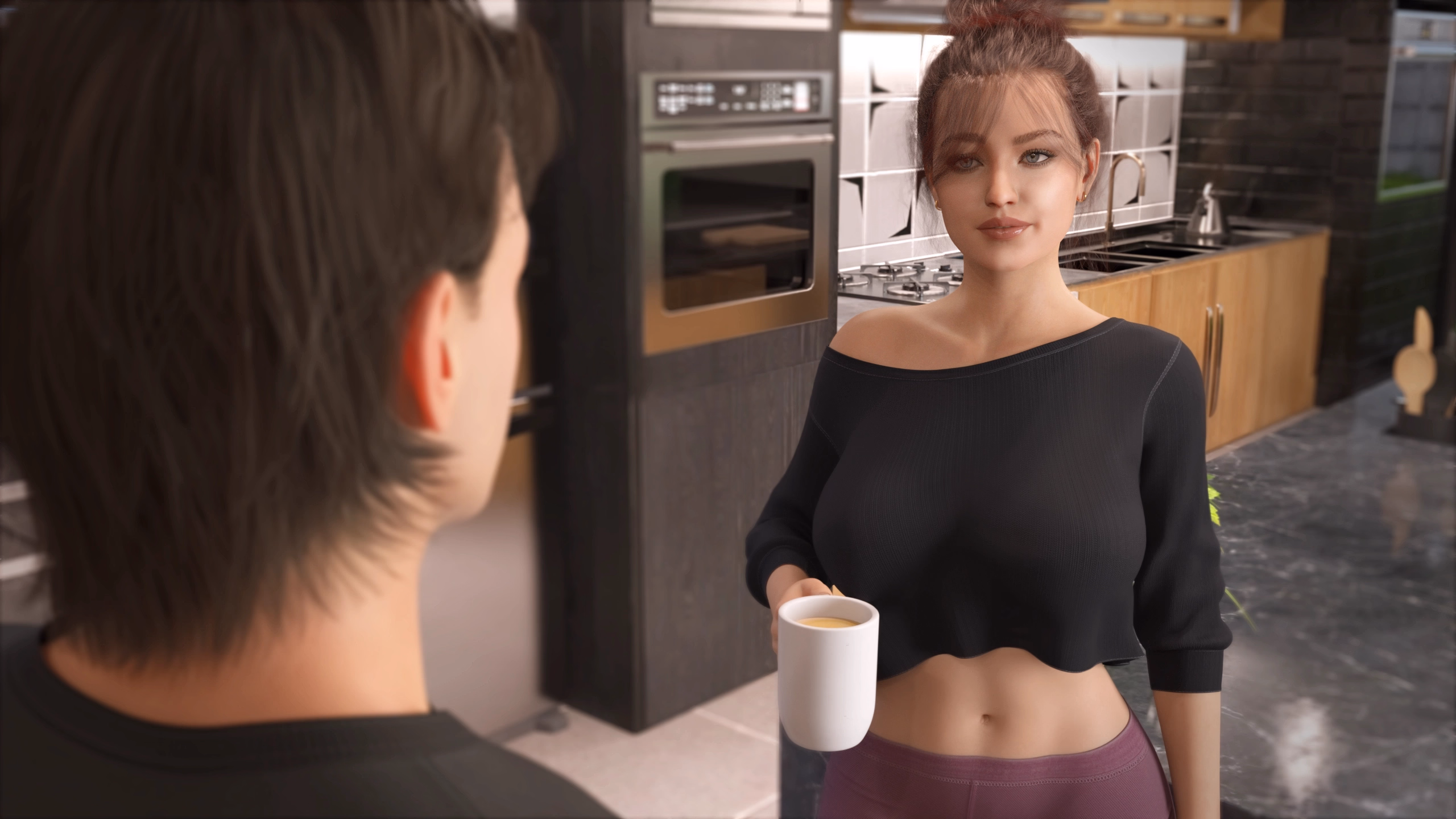 紧闭的房门：禁忌之恋的越界（Behind Closed Doors）v0.43 Demo 精翻汉化 游戏截图 3