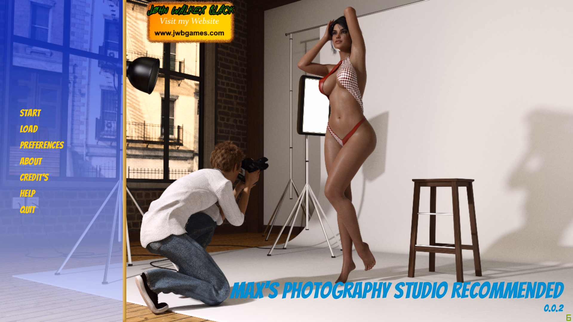 镜头下的欲望：少年的私房超模艳遇（Max's Photography Studio）v0.0.2 Alpha 精翻汉化 游戏截图 1