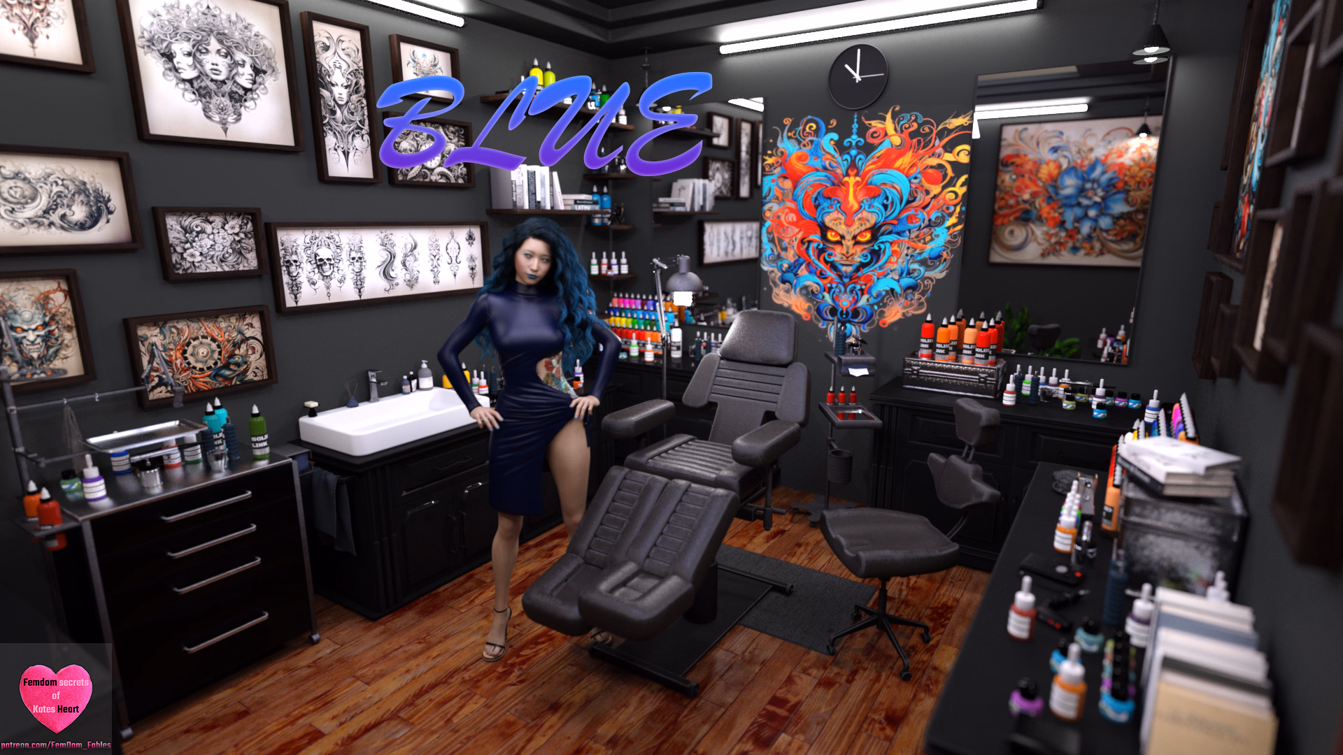 凯特内心的女尊秘密（Femdom Secrets of Kates Heart）v0.1 精翻汉化 游戏截图 2
