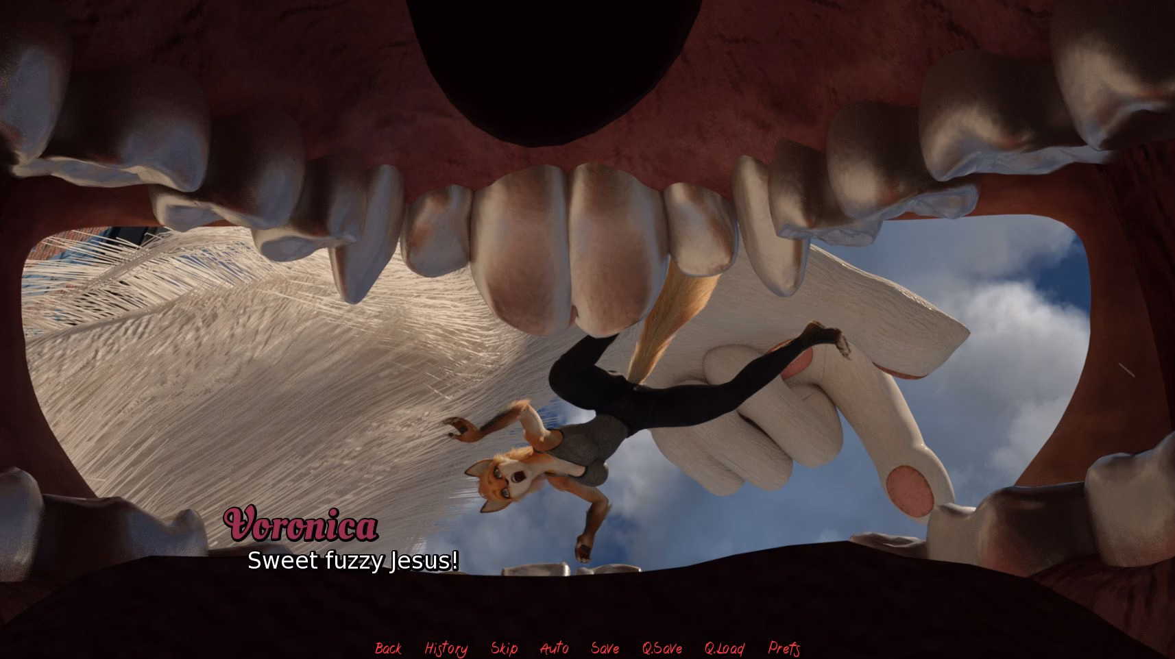 沃罗妮卡的清理工作：吞咽大冒险（Voronica Cleans House: a Vore Adventure）v1.0.1 Bugfix 精翻汉化 游戏截图 7
