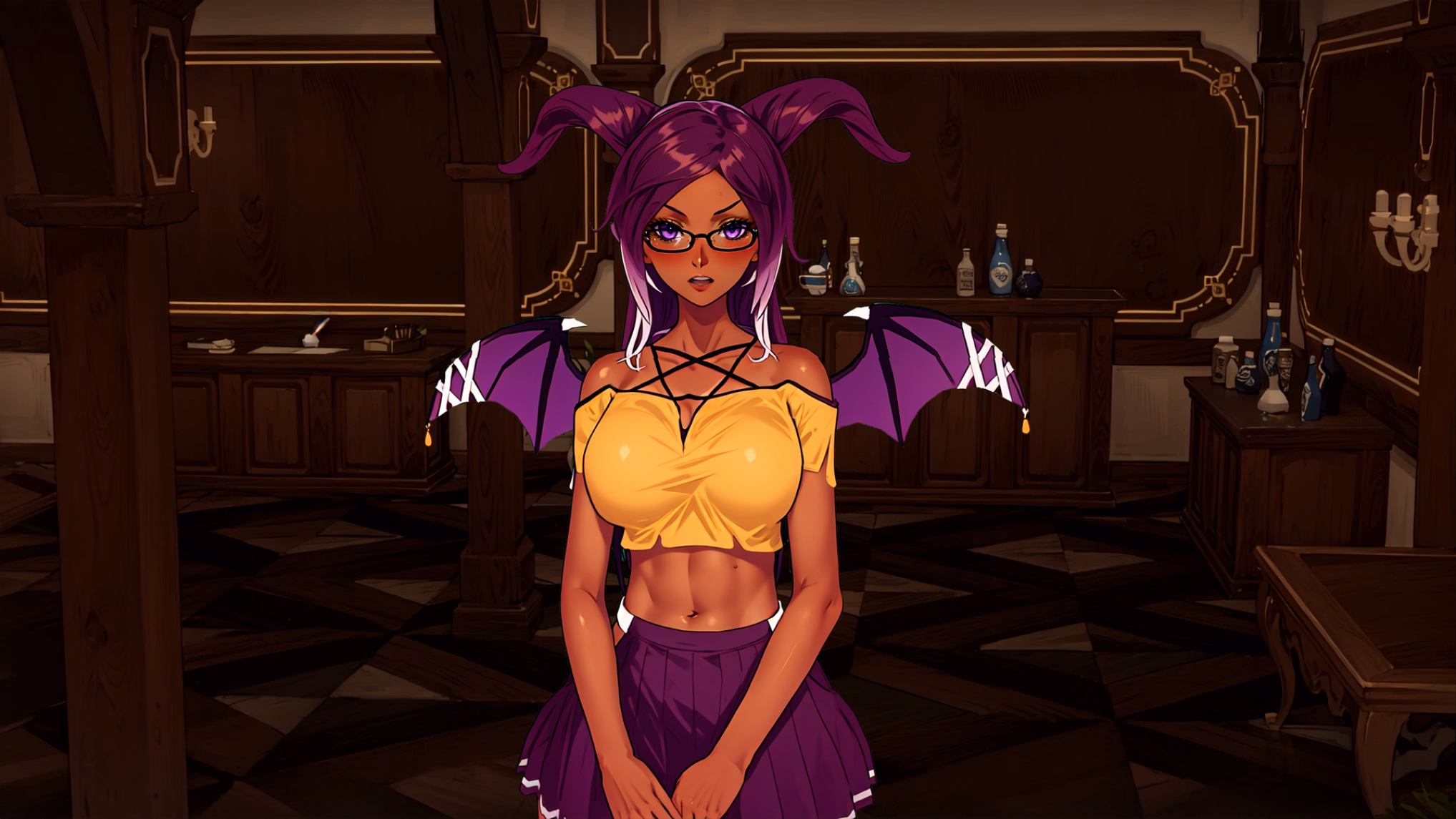 恶魔、少女与神话熟女 重制版（Daemons, Damsels & Mythical Milfs Remastered）v0.05 精翻汉化 游戏截图 7