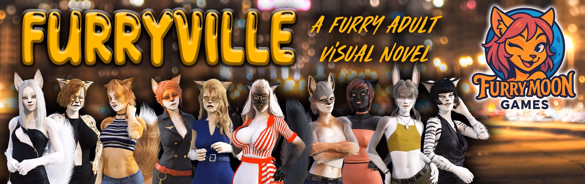 福瑞镇:兽人小镇的浪漫救赎(Furryville)v0.251 精翻汉化 游戏截图 1