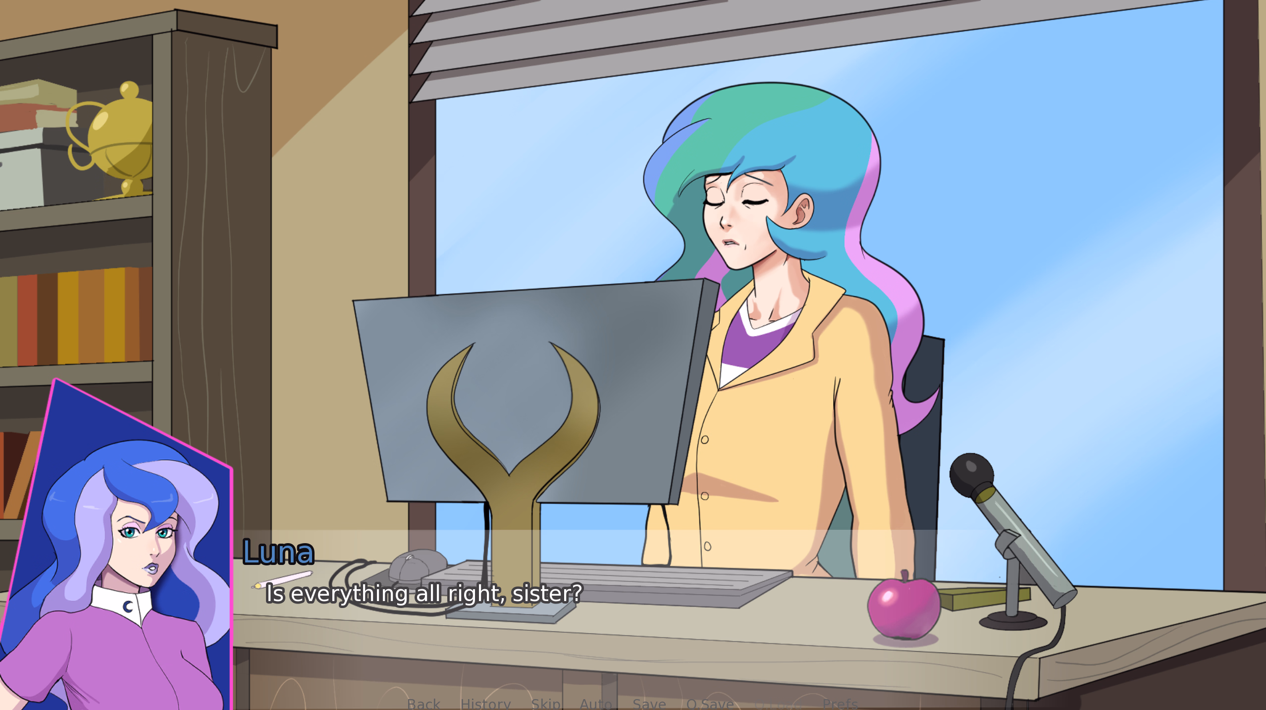 校长的荡妇化改造:巨乳无脑的堕落(The Principals Bimbofication - A Kinetic Visual Novel)v1.0 精翻汉化 游戏截图 2