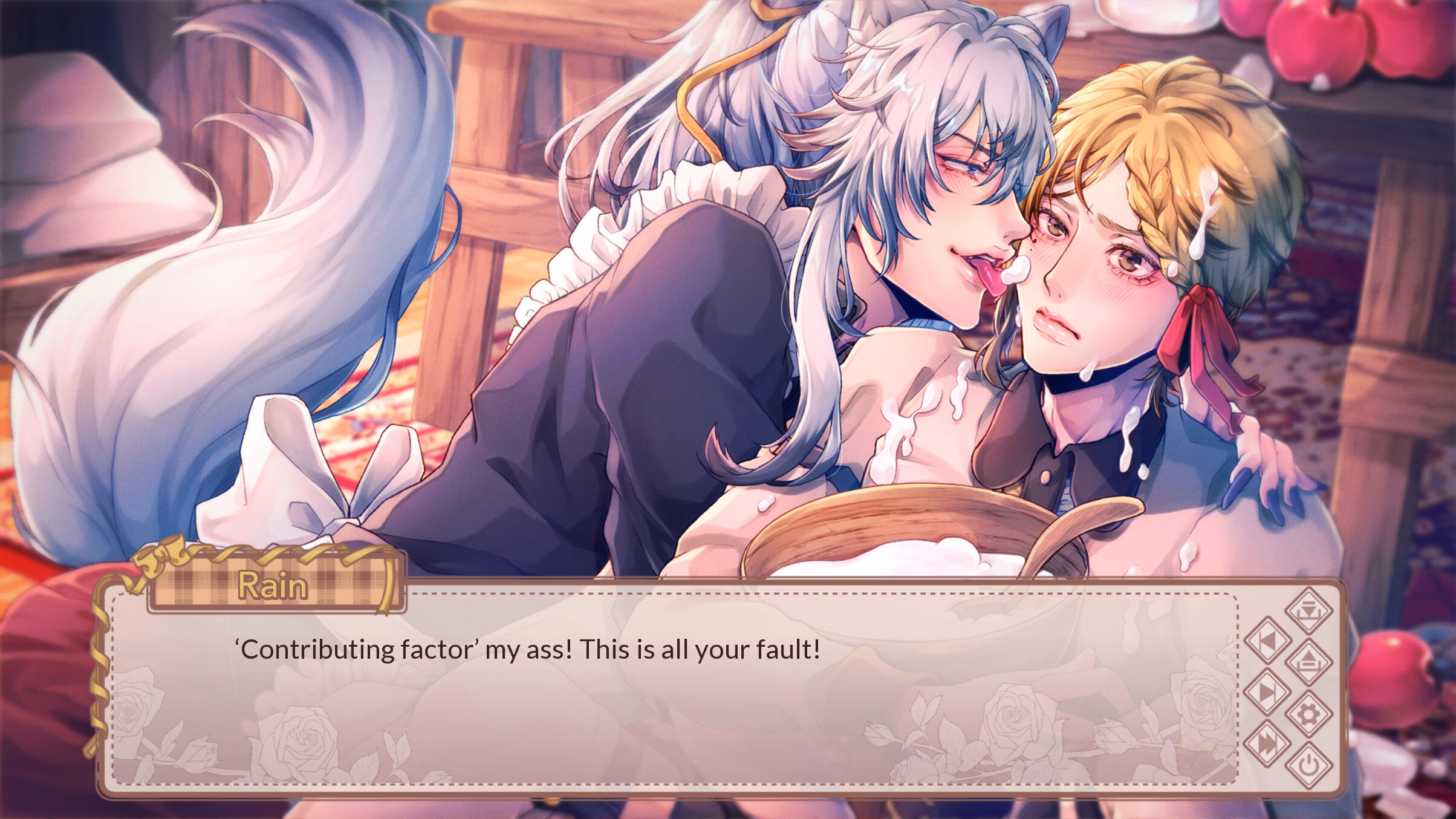 雨与狼：森林深处的基情（Rain and the Wolf）v1.0 Adult 精翻汉化 游戏截图 5