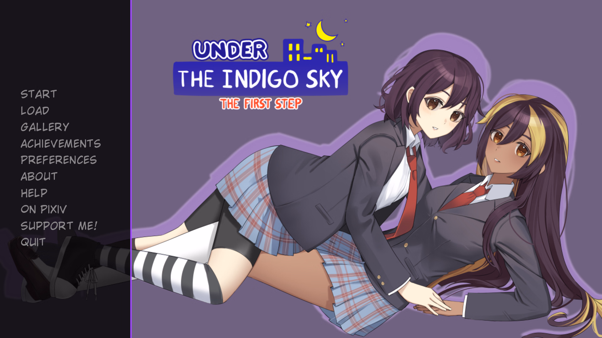 靛蓝天空下：迈出欲望第一步（Under the Indigo Sky: The First Step）vb0.4 精翻汉化 游戏截图 2