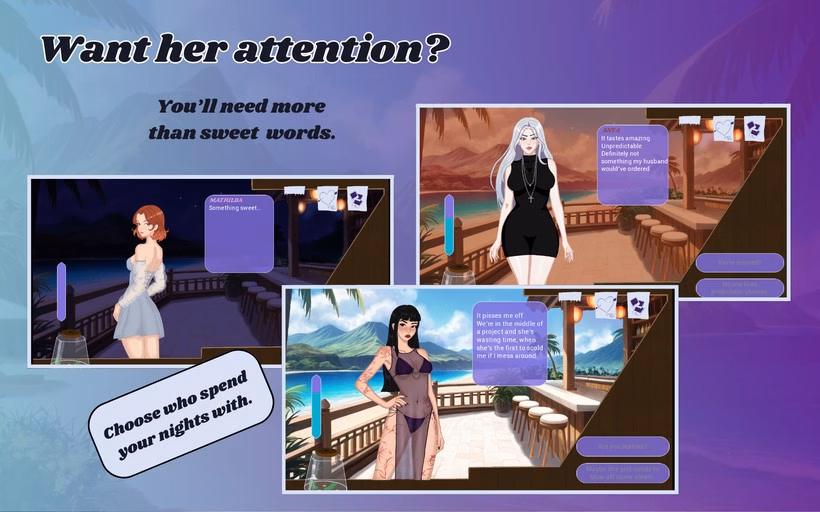 珊瑚湾俱乐部：酒保的艳遇（Coral Cove Club）v0.2.5 精翻汉化 游戏截图 2