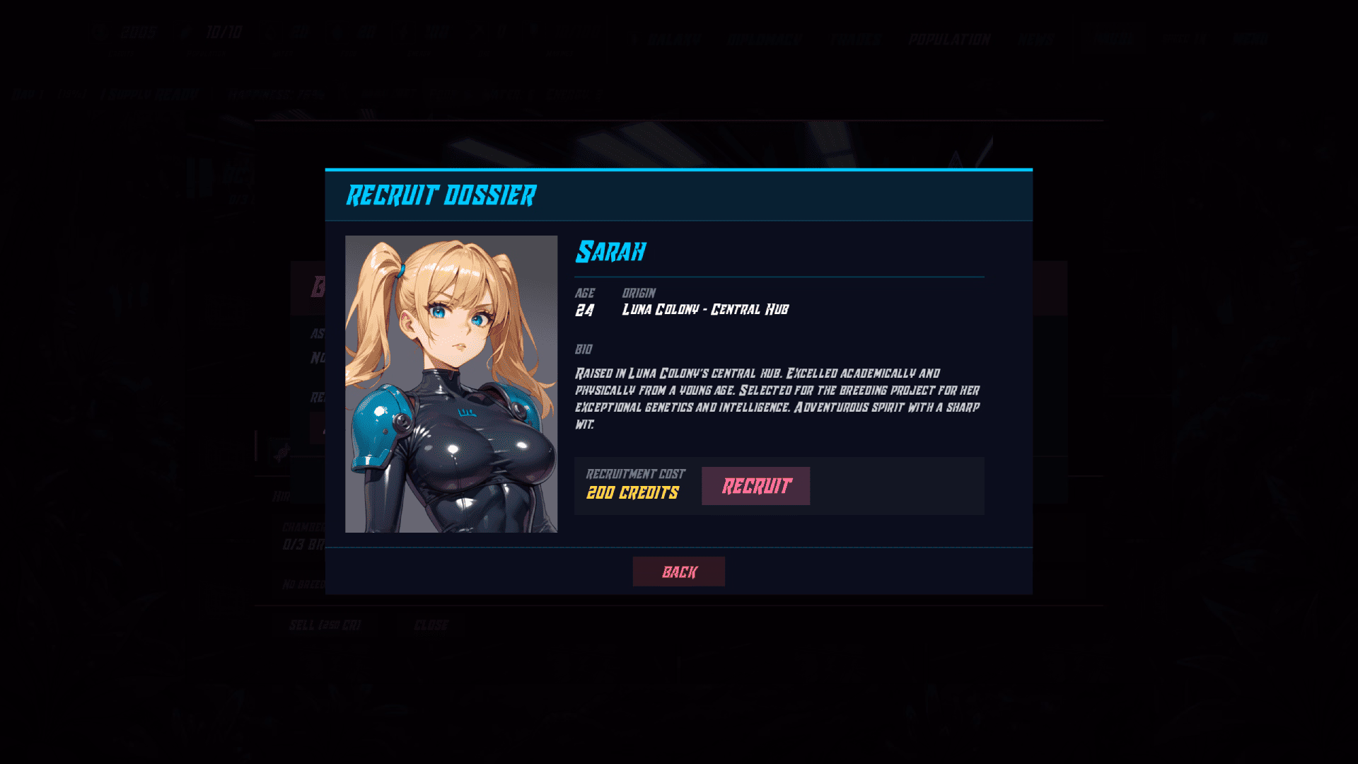 流亡：繁育帝国（Exilium: Breeding Imperium）v0.4 精翻汉化 游戏截图 2