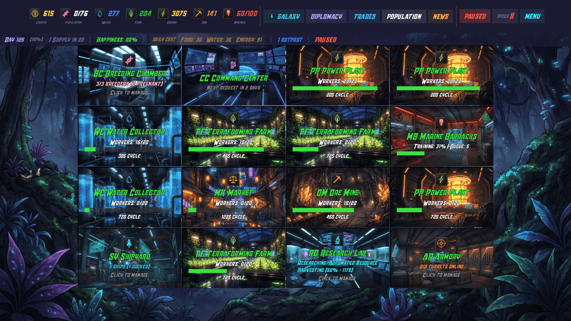 流亡：繁育帝国（Exilium: Breeding Imperium）v0.4 精翻汉化 游戏截图 4