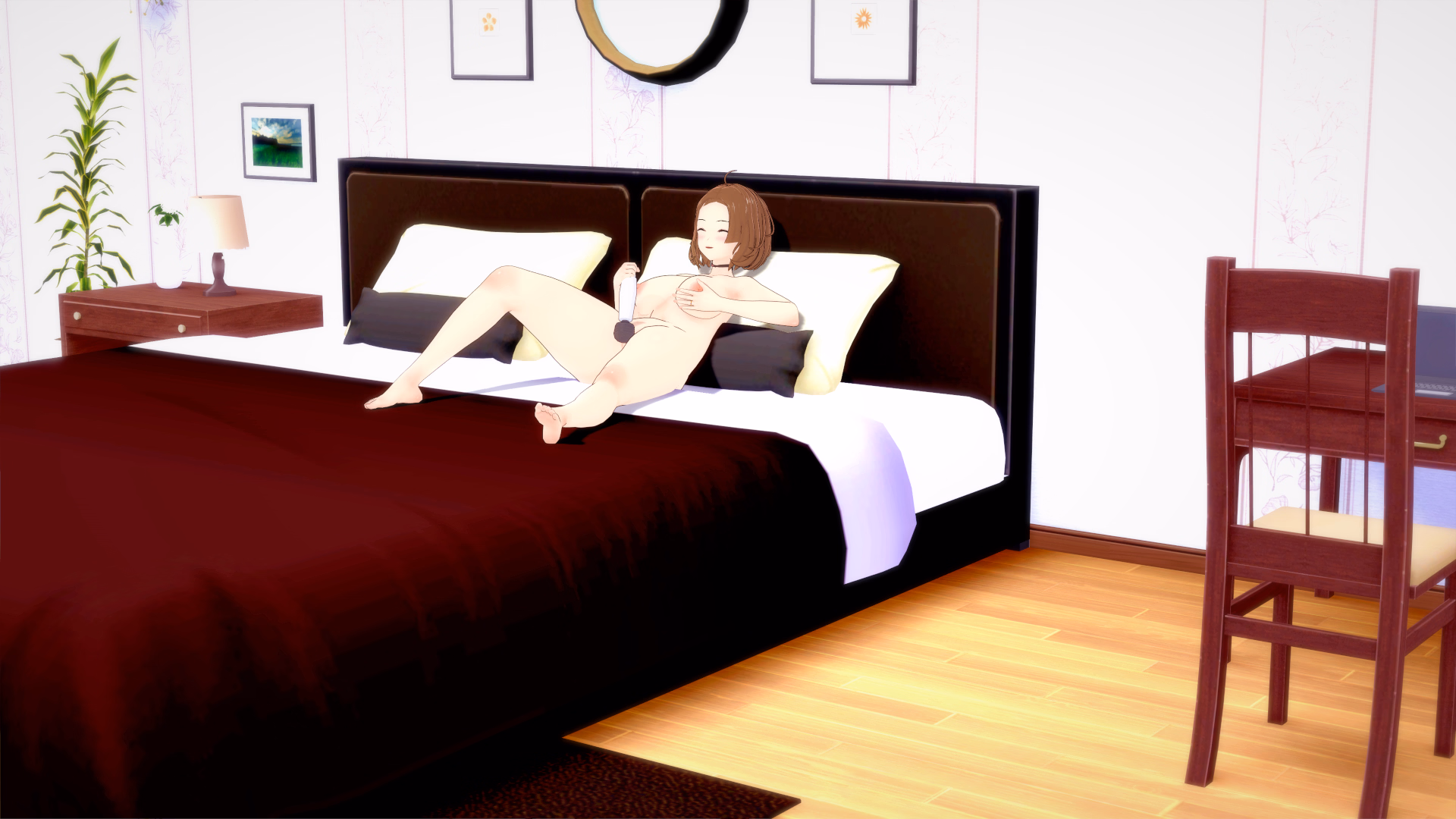 三人同床：闺蜜与同事的三角恋（Bed for 3）v0.12 精翻汉化 游戏截图 5
