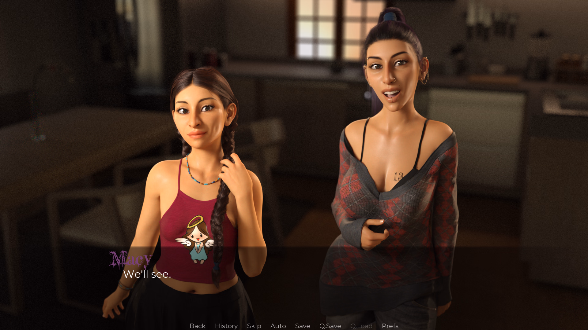 丧妻后的救赎：干女儿们的诱惑（Light of My Life）S1 v1.0.4 S2 v0.9.2 精翻汉化 游戏截图 4