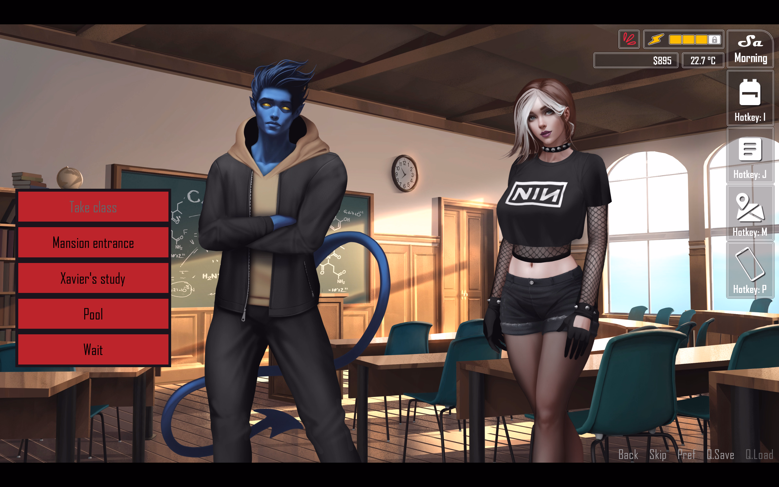 零假设:X战警恋爱模拟(The Null Hypothesis)v0.9b 精翻汉化 游戏截图 7