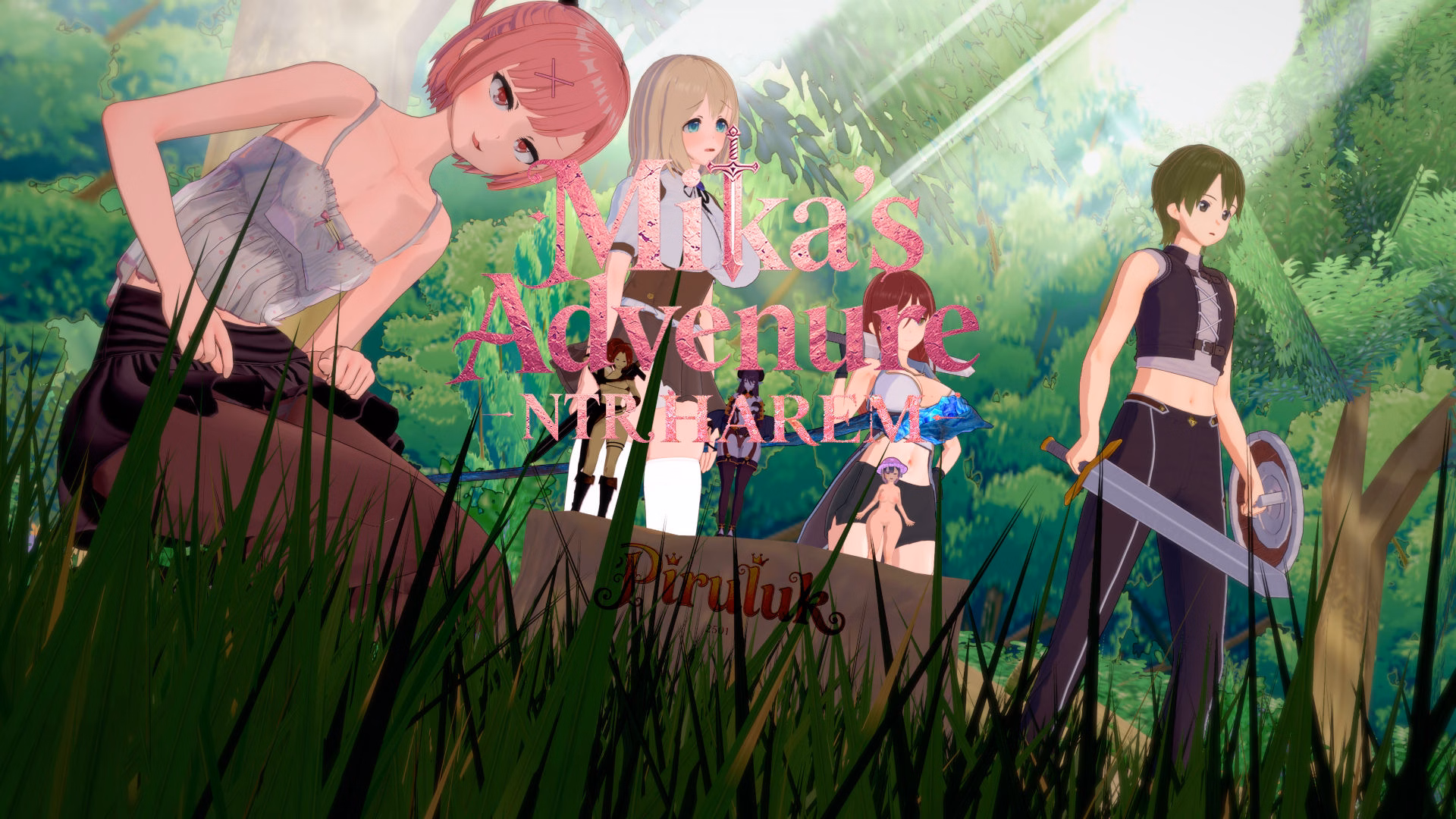 米卡的NTR后宫大冒险（Mika's Adventure NTR HAREM）v0.1.7 【仅界面中文·正文未汉化】 游戏截图 1