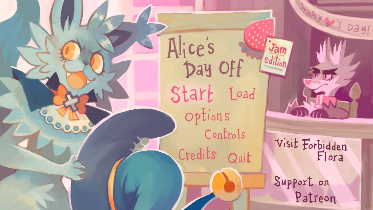 爱丽丝的休息日：情趣女巫的秘密（Alice's Day Off）Demo 精翻汉化 游戏截图 1