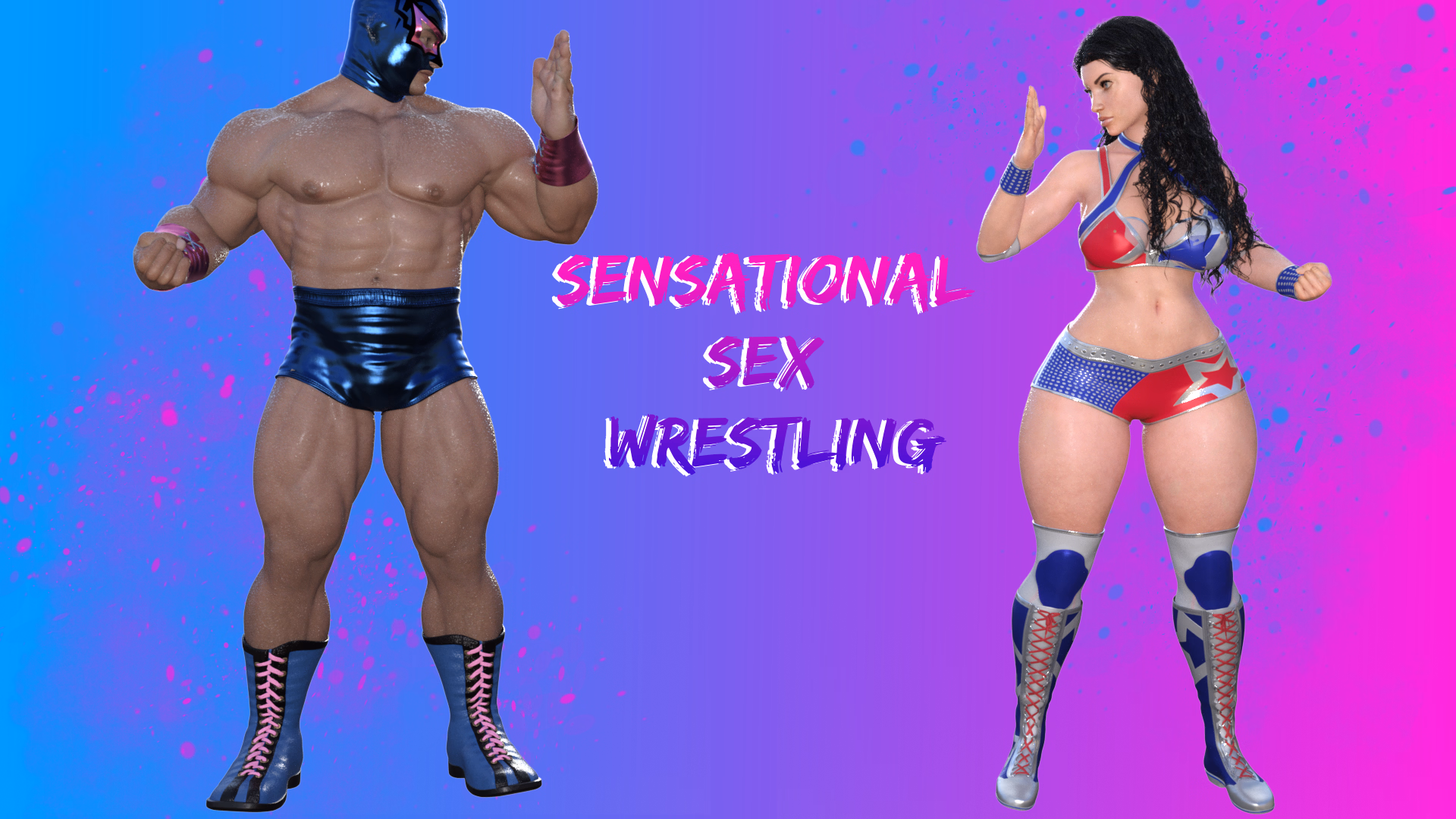 肉搏摔跤：性感擂台（Sensational Sex Wrestling）v0.01 精翻汉化 游戏截图 1