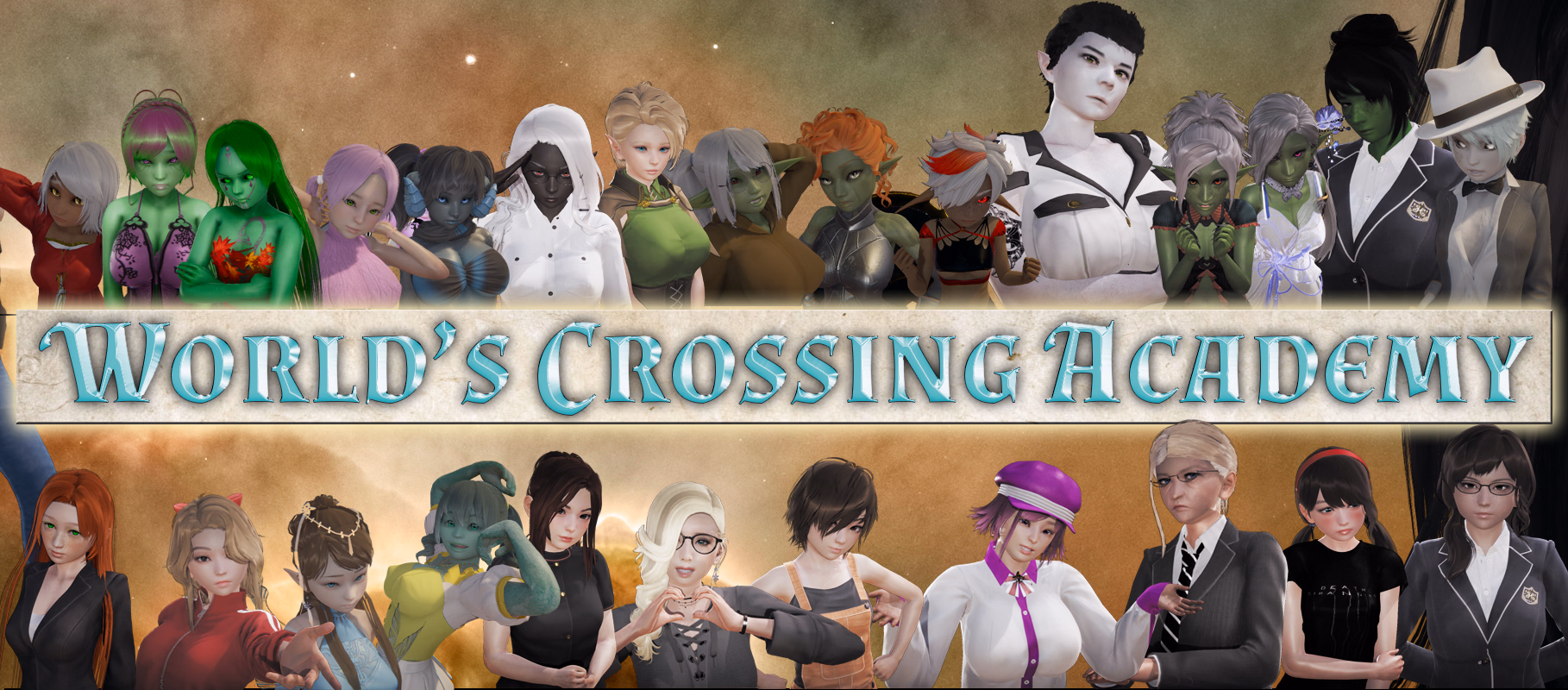跨界学院：异族后宫（Worlds Crossing Academy）v1.6.0.5 精翻汉化 游戏截图 1