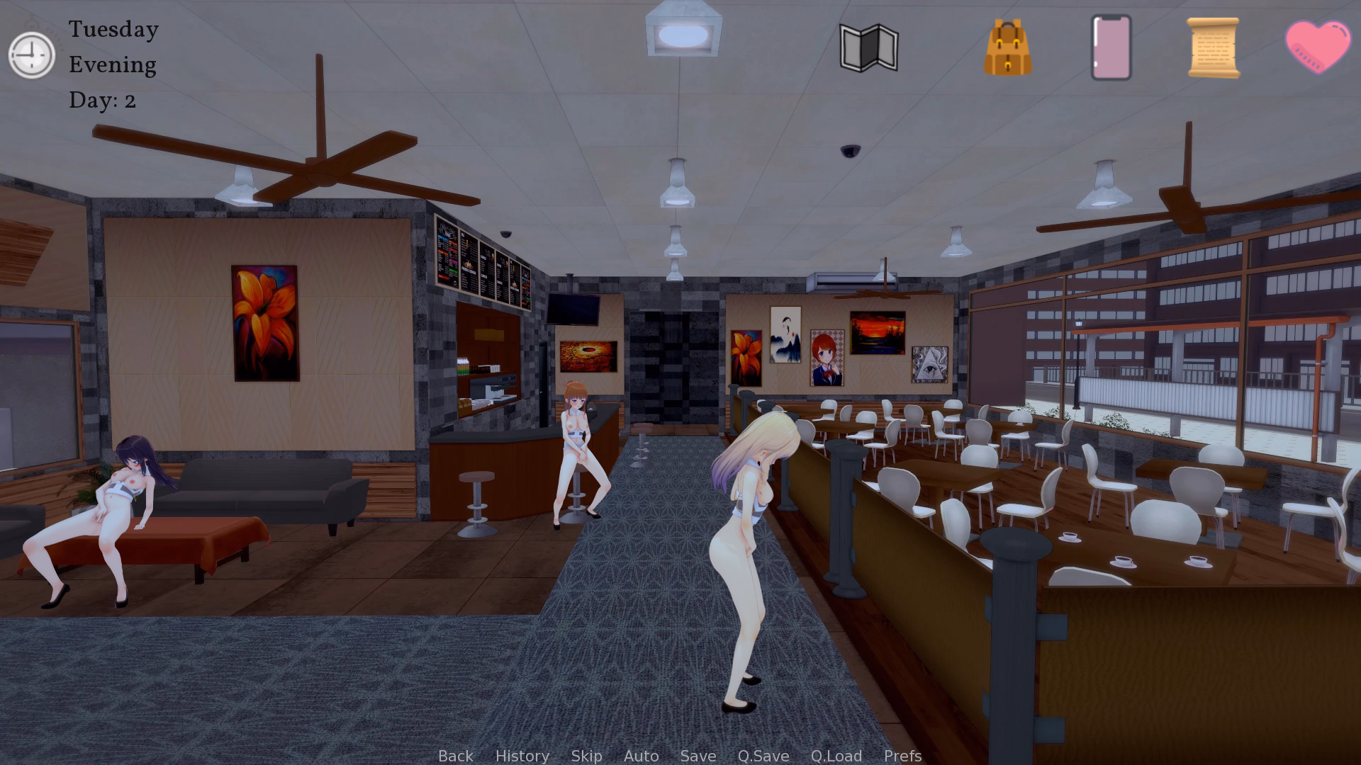 亡者后宫：神秘人的恩赐（Afterlife Harem）v0.4.6 精翻汉化 游戏截图 5