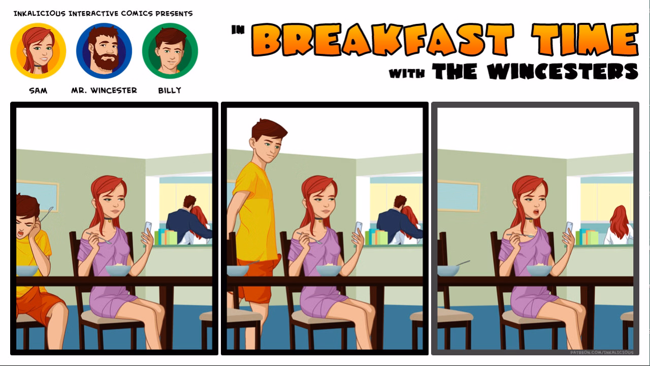 温彻斯特一家：早餐时间的诱惑（The Wincesters: Breakfast Time）Final 精翻汉化 游戏截图 1