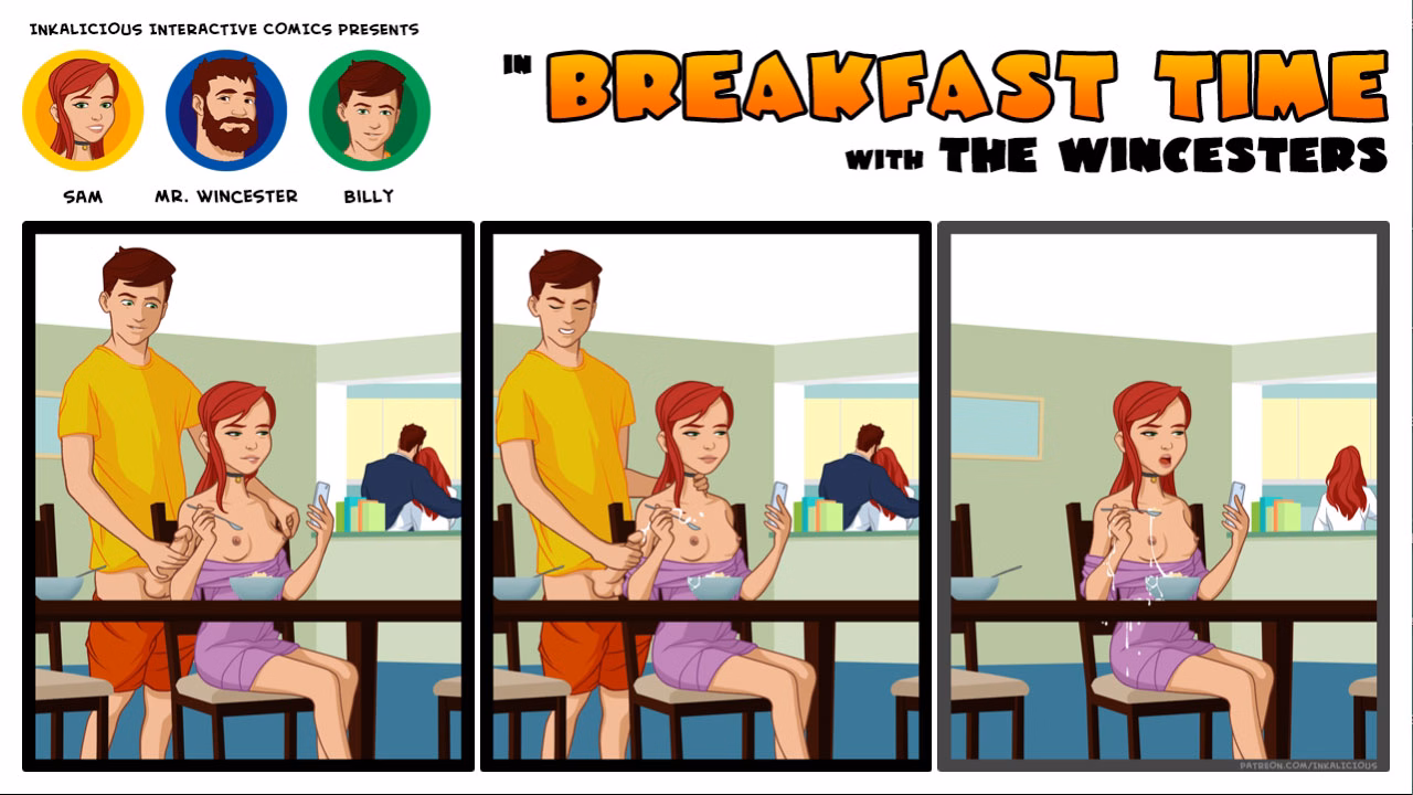 温彻斯特一家：早餐时间的诱惑（The Wincesters: Breakfast Time）Final 精翻汉化 游戏截图 4