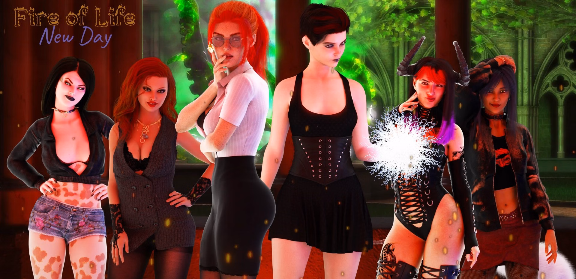 生命之火:超自然淫乱校园(Fire of Life: New Day)v0.7 精翻汉化 游戏截图 1