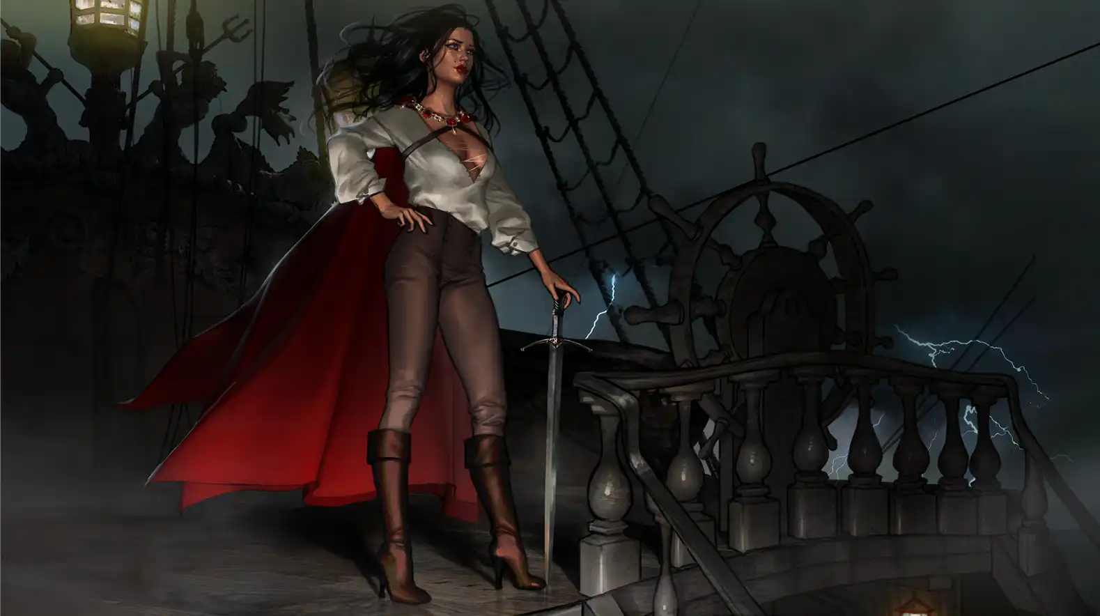 腥红玫瑰：女将军的俘虏（Sanguine Rose）v4.1 精翻汉化 游戏截图 5