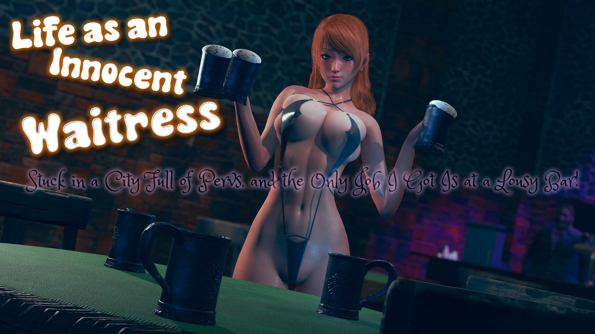 亚洲风SLG/汉化/动态丨天真女服务员的生活/ Life as an Innocent Waitress V0.2.0 AI汉化版【20250623】 游戏截图 7
