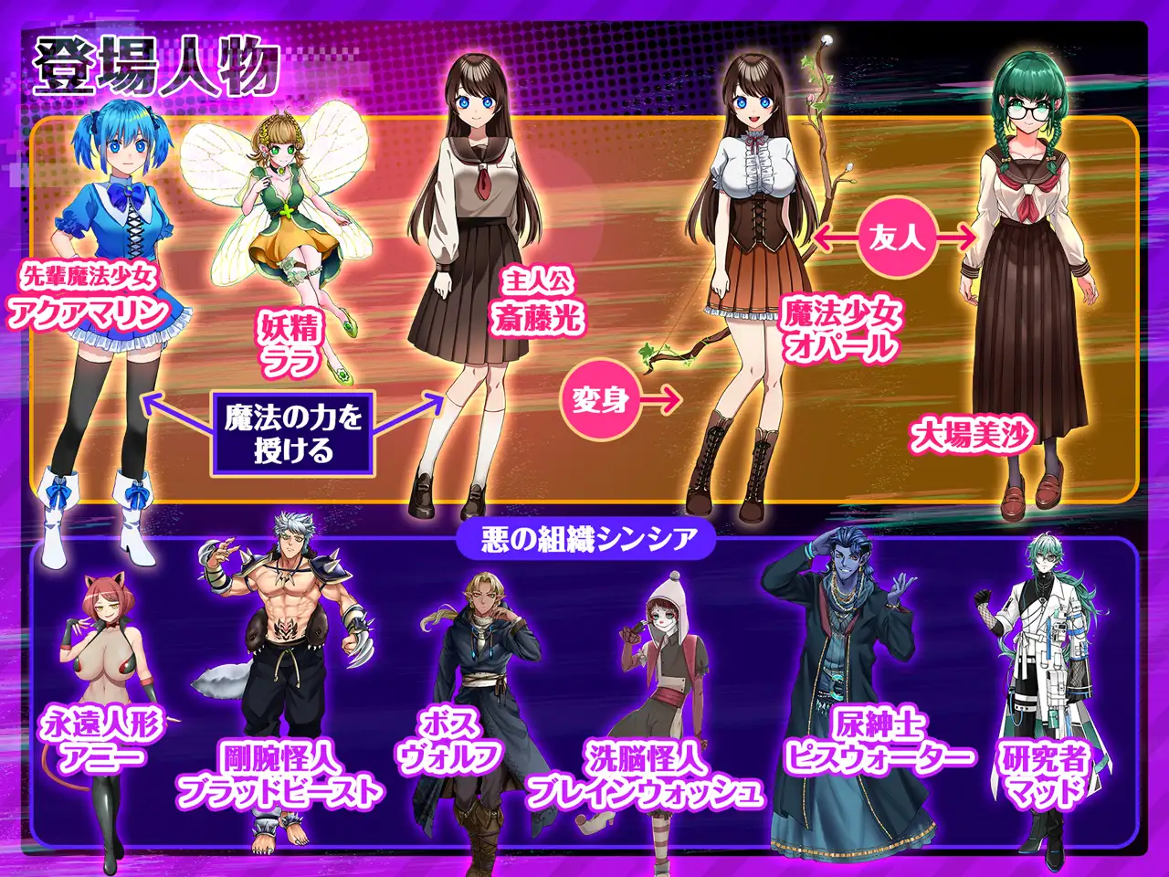 新/RPG/官中/步兵丨魔法少女欧珀 / 魔法使いオパール STEAM官方中文【20250710】 游戏截图 7