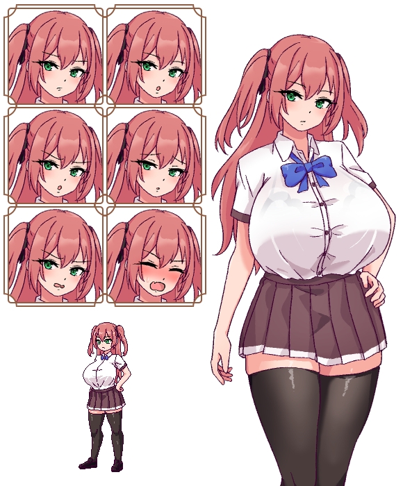 曰式RPG/新汉化丨旧校舍的大妖怪/旧校舎の大妖怪 V24.08.09 PC+安卓 AI汉化版 【20250821】 游戏截图 8