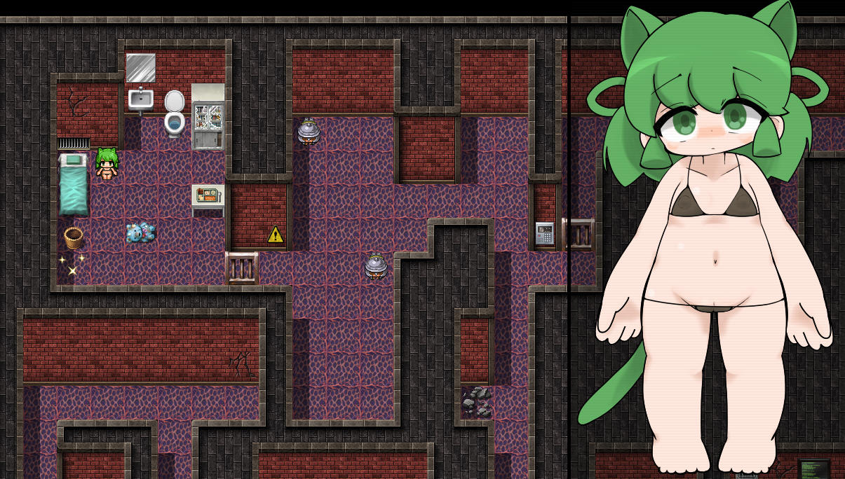曰式RPG/新作丨猫酿实验楼 ~触守篇~ にゃん酿実験棟 ~触守編~ v1.01 PC+安卓 那嵌AI汉化版 【20250822】 游戏截图 2