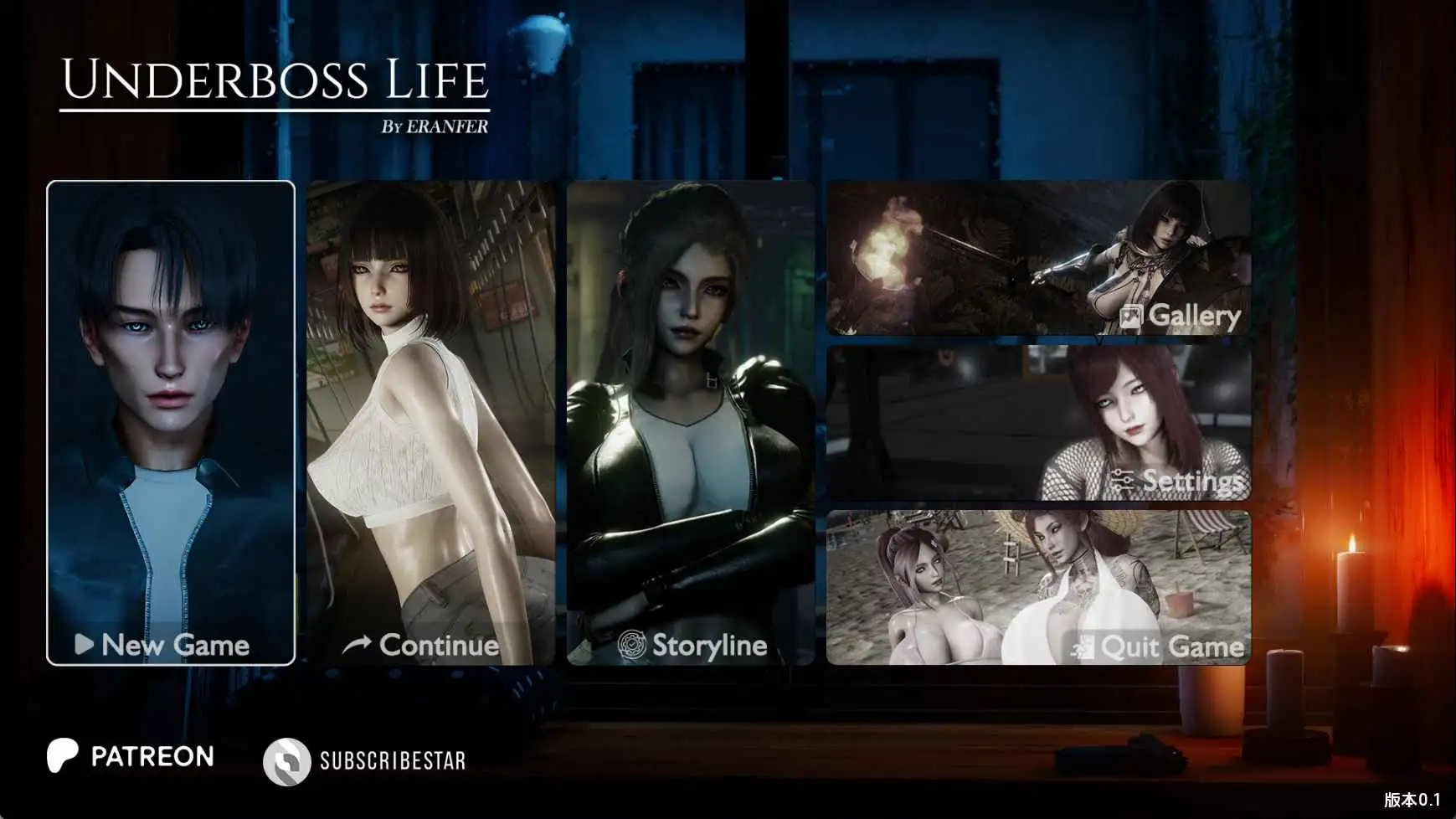 亚洲SLG/汉化/动态/双端丨副手人生/Underboss Life v0.1 【20251014】 游戏截图 2