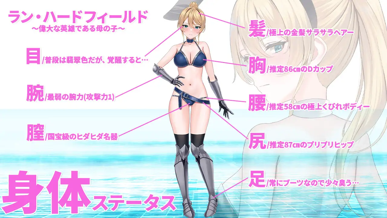 RPG/新作/机翻丨ランの他力本願冒険道～TSした俺は最弱女騎士、パーティーの性処理係 V1.01丨【20231027】 游戏截图 6