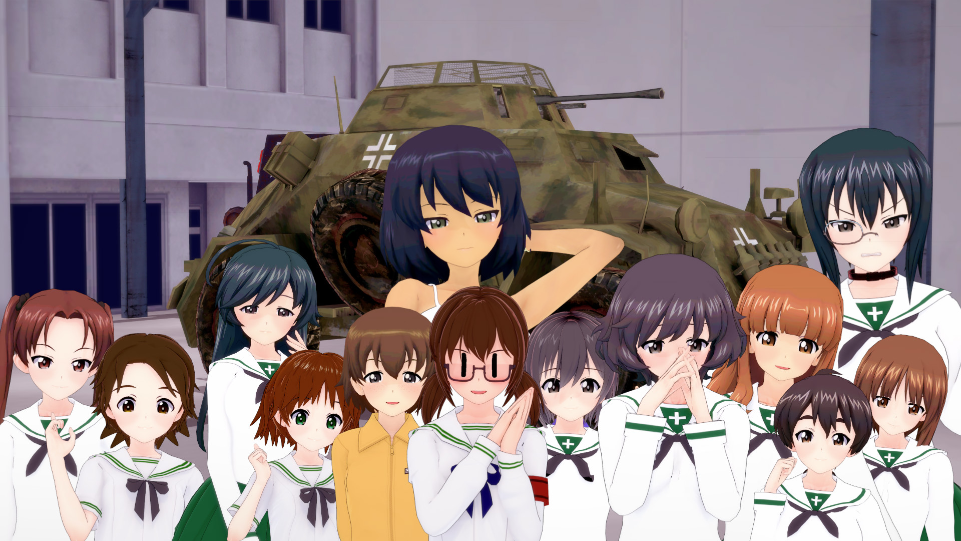 女孩与潘祖西装甲 Girls und Panzer Panzussy v0.01 游戏截图 6