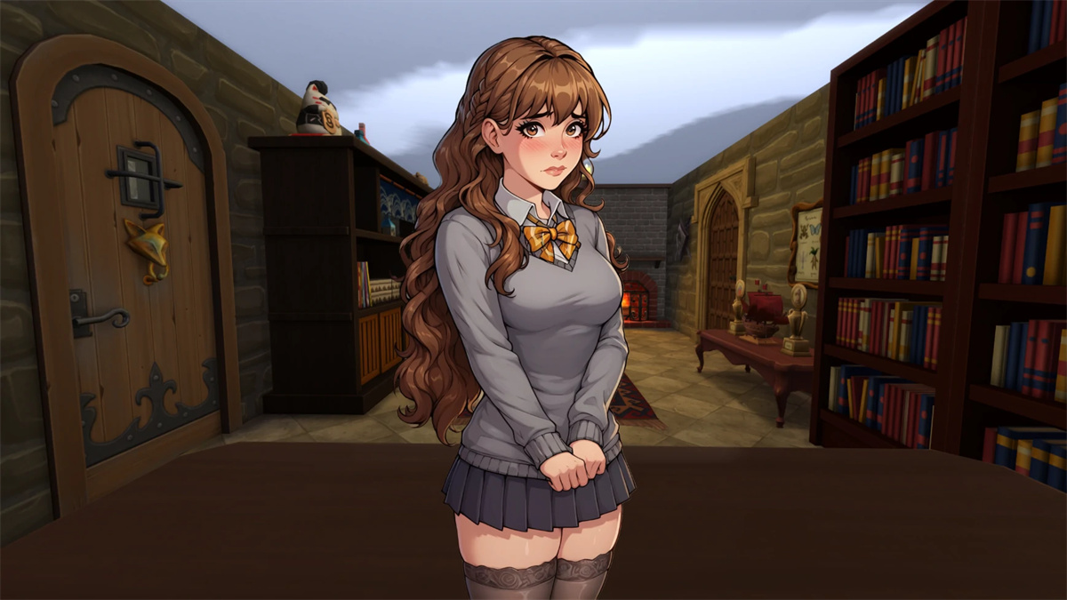 赫敏调教模拟器:魔法后宫(Hermione Trainer)v0.2 精翻汉化 游戏截图 3