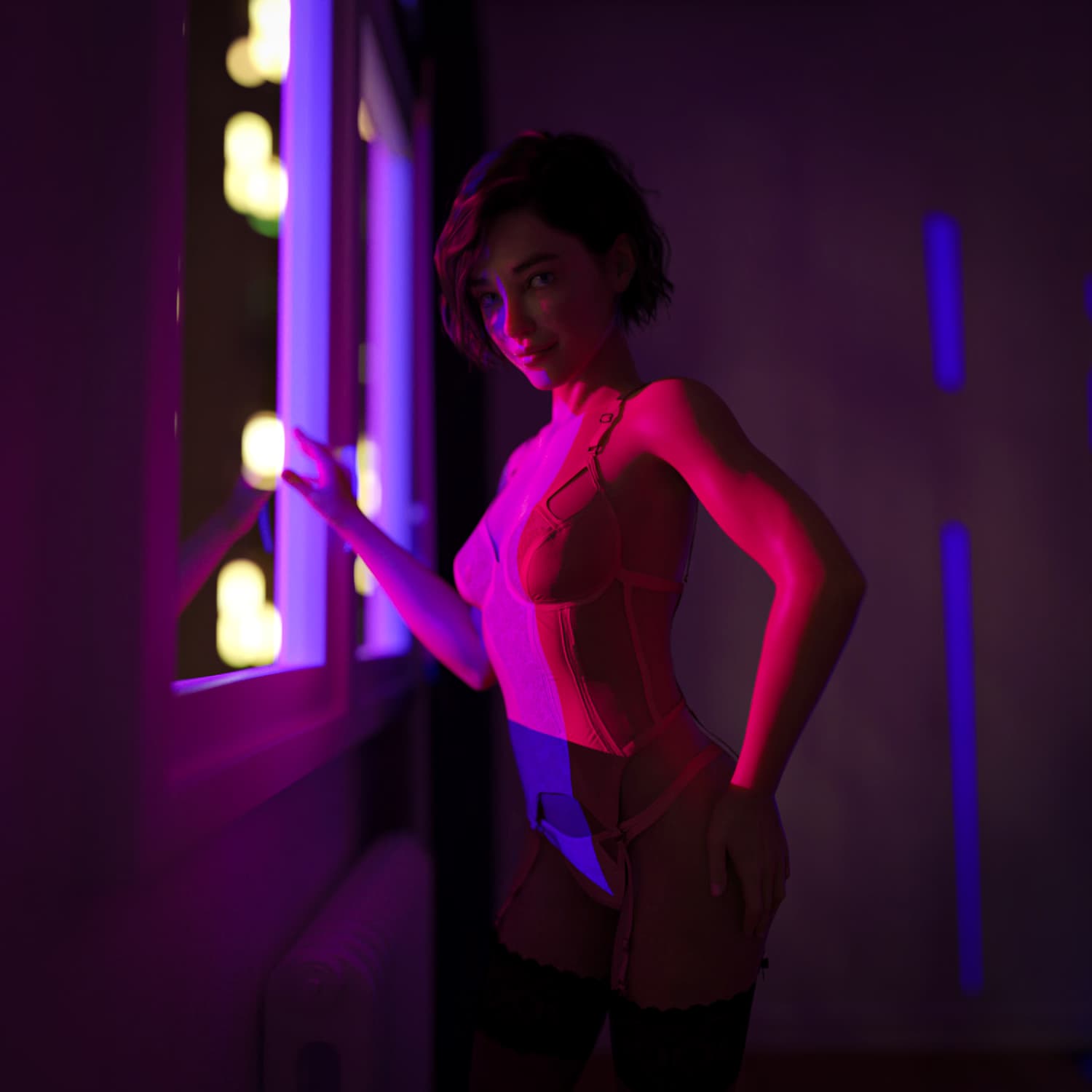 欧美SLG/AIGPT汉化/动态丨阿妮塔实习 Anita’s Internship v0.40【20250200】 游戏截图 2