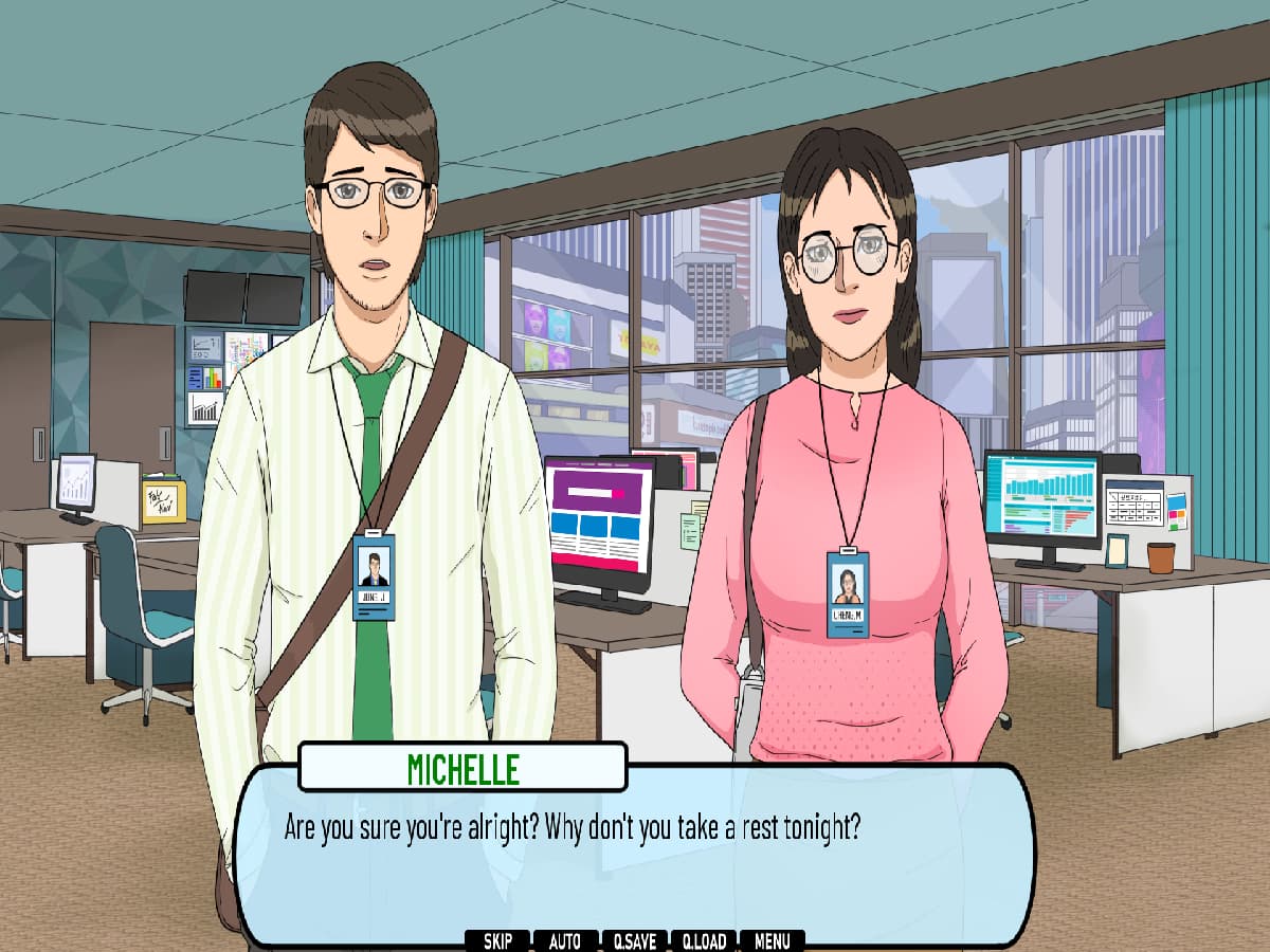 SLG汉化丨 心城故事：办公室对手 Heart City Stories Office Rivals-Ch.3 v0.3.07 PC+安卓汉化版 【20250200】 游戏截图 1