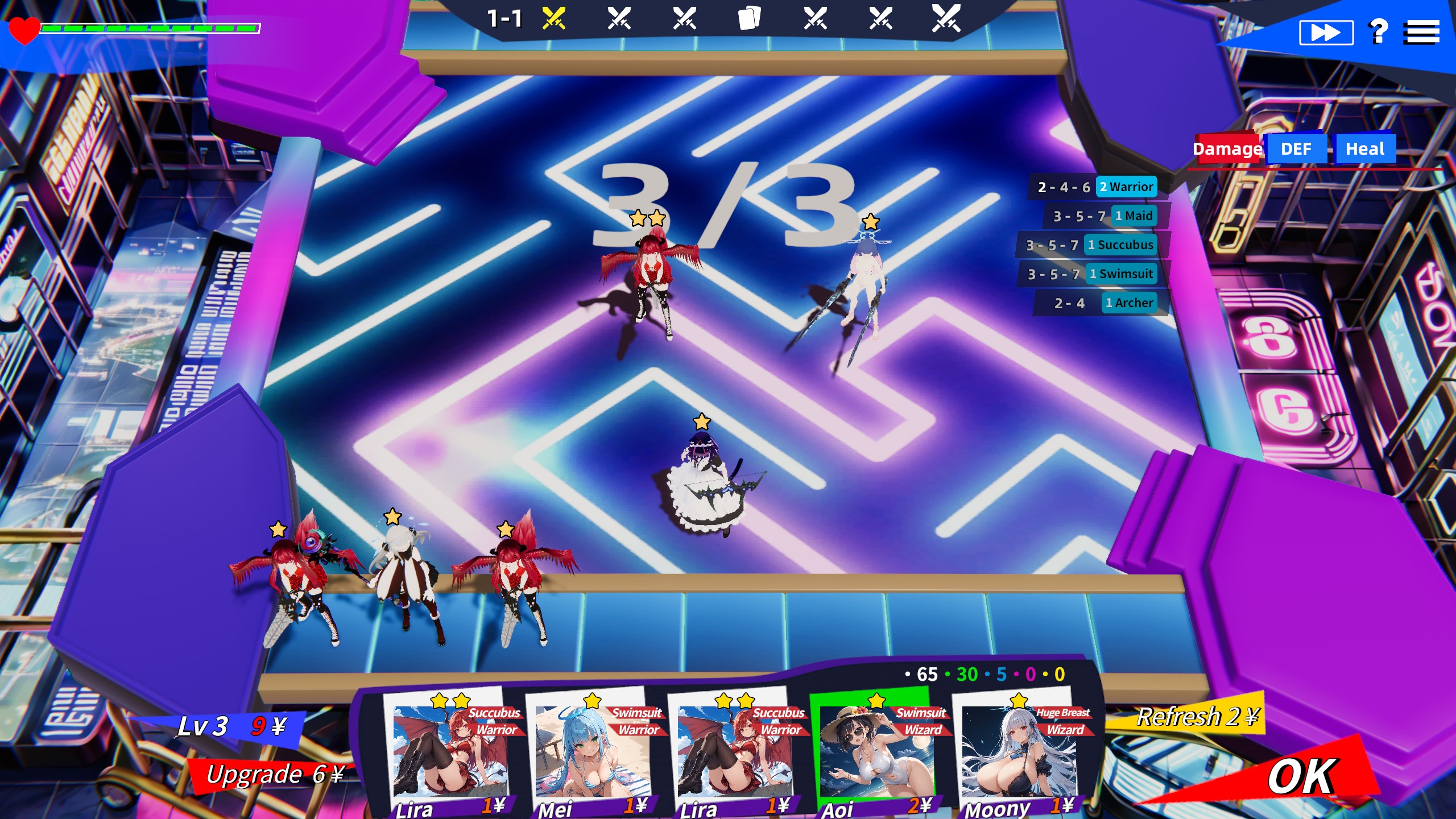 亚洲风SLG/动态/棋牌丨 XP战斗 自走旗 XPBattle Auto Chess v1.1 【20241225】 游戏截图 3