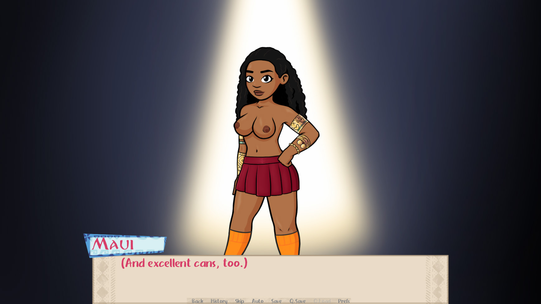 海洋公主：半神调教师（Moana: Demigod Trainer）v0.6 Public 精翻汉化 游戏截图 4