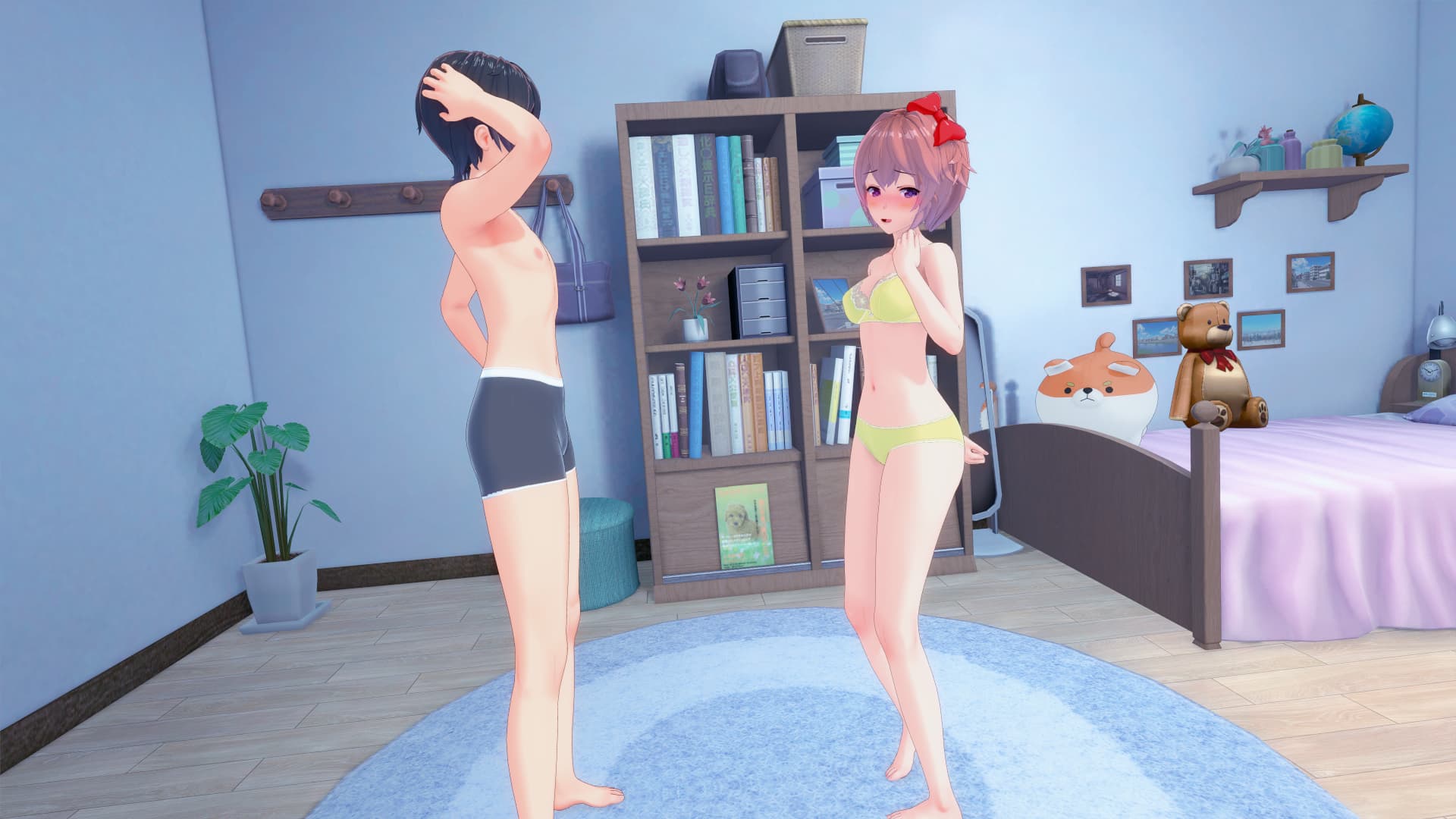 亚洲风SLG/动态/汉化丨 心跳心跳假期 Doki Doki on Vacations V0.5 【20241224】 游戏截图 5