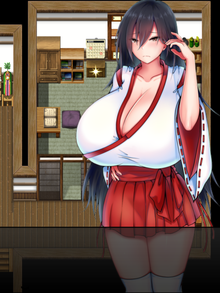 【日系RPG汉化】灼炎の巫女 灼炎巫女静音之爆乳母娘乳房净化故事1.3 游戏截图 2