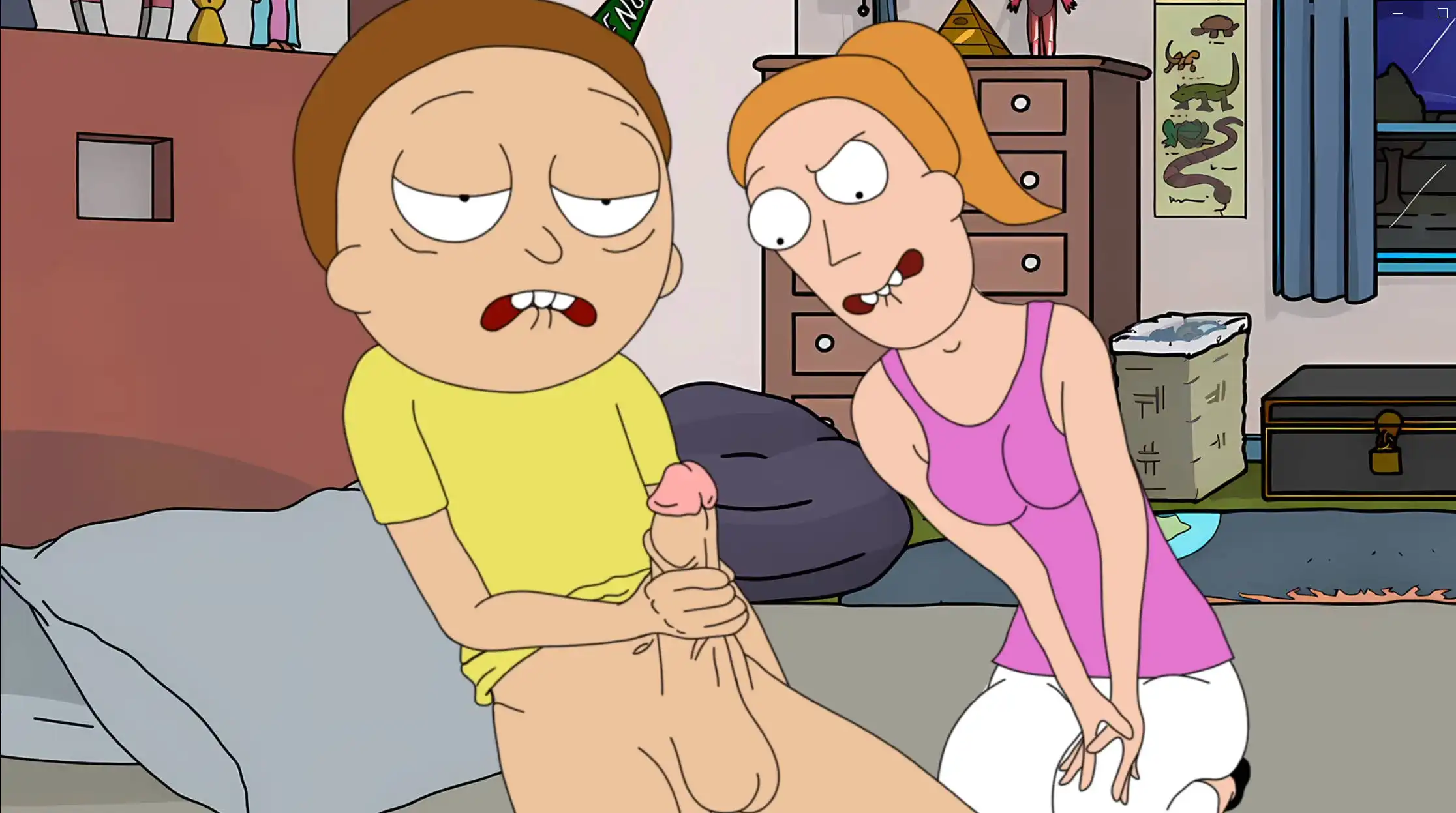 同人SLG/汉化/动态丨最难缠的中央有限曲线/Rick And Morty-The Perviest Centrai Finite Curve v3.4【20241208】 游戏截图 4